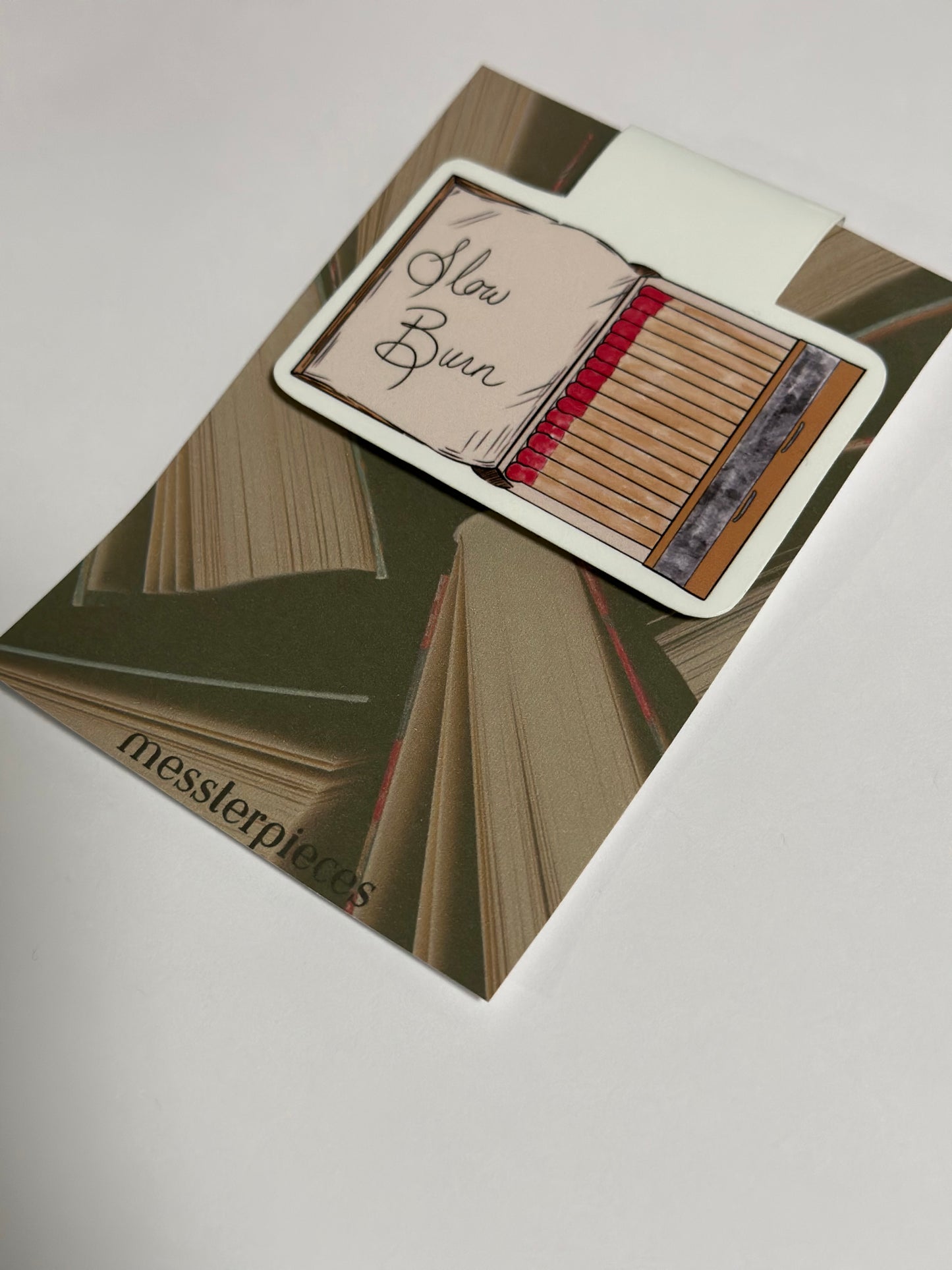 Slow Burn Magnetic Bookmark