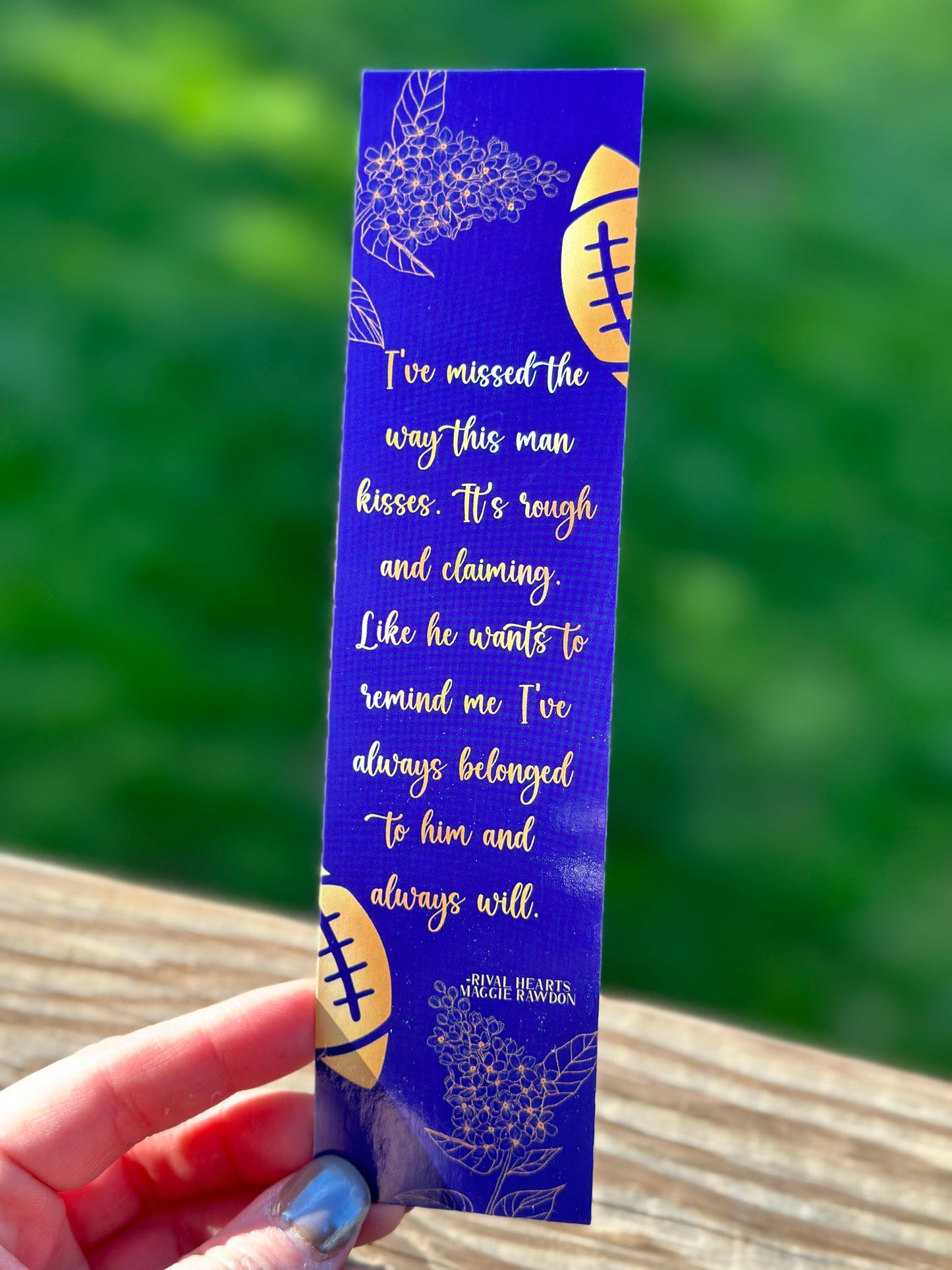 8x2 Rival Hearts Quote Bookmark