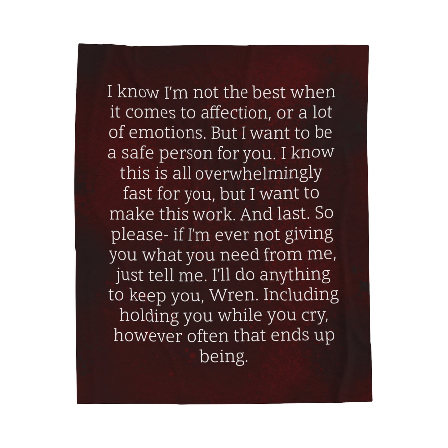 Rhett's Quote Blanket
