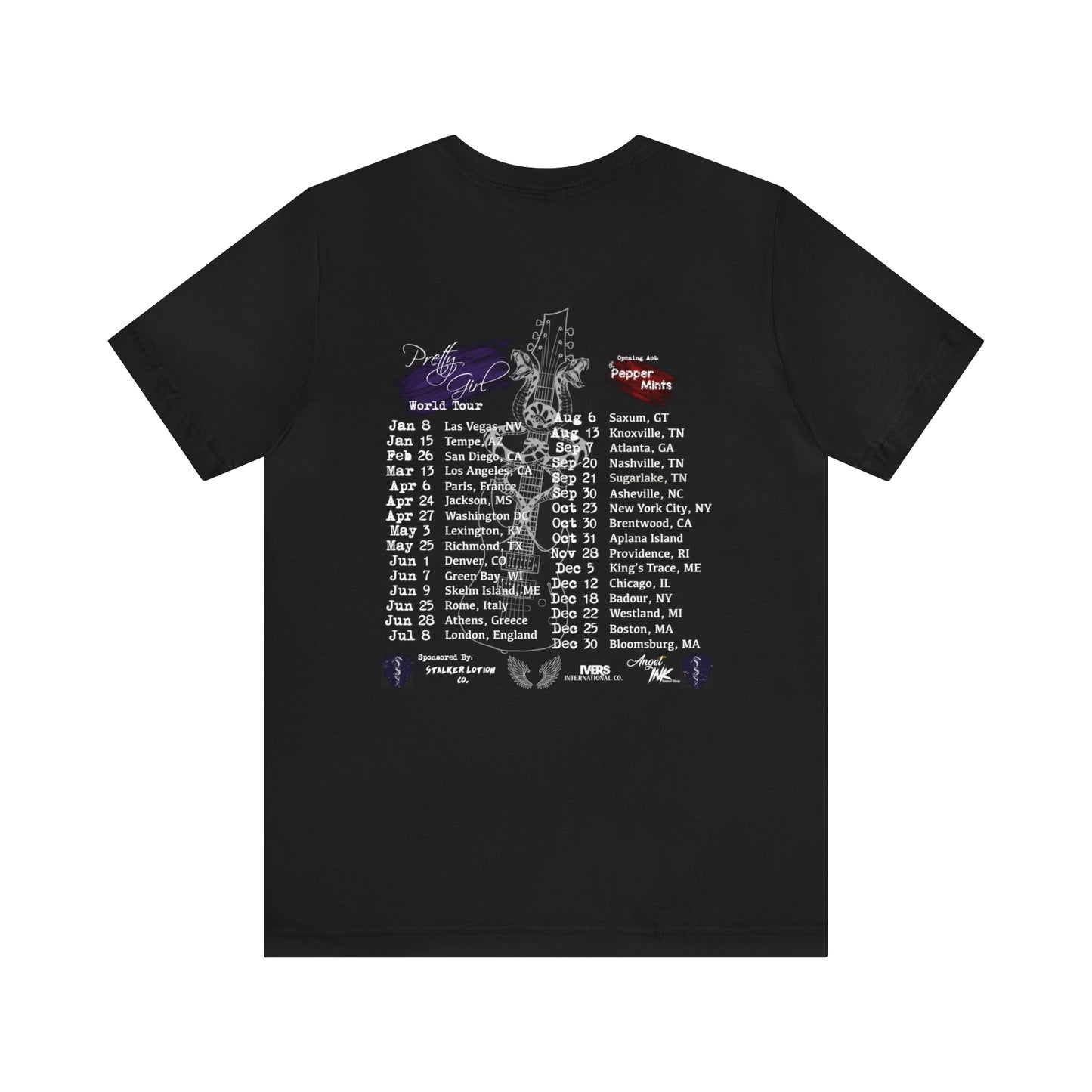 Aiden James Pretty Girl Tour Tee