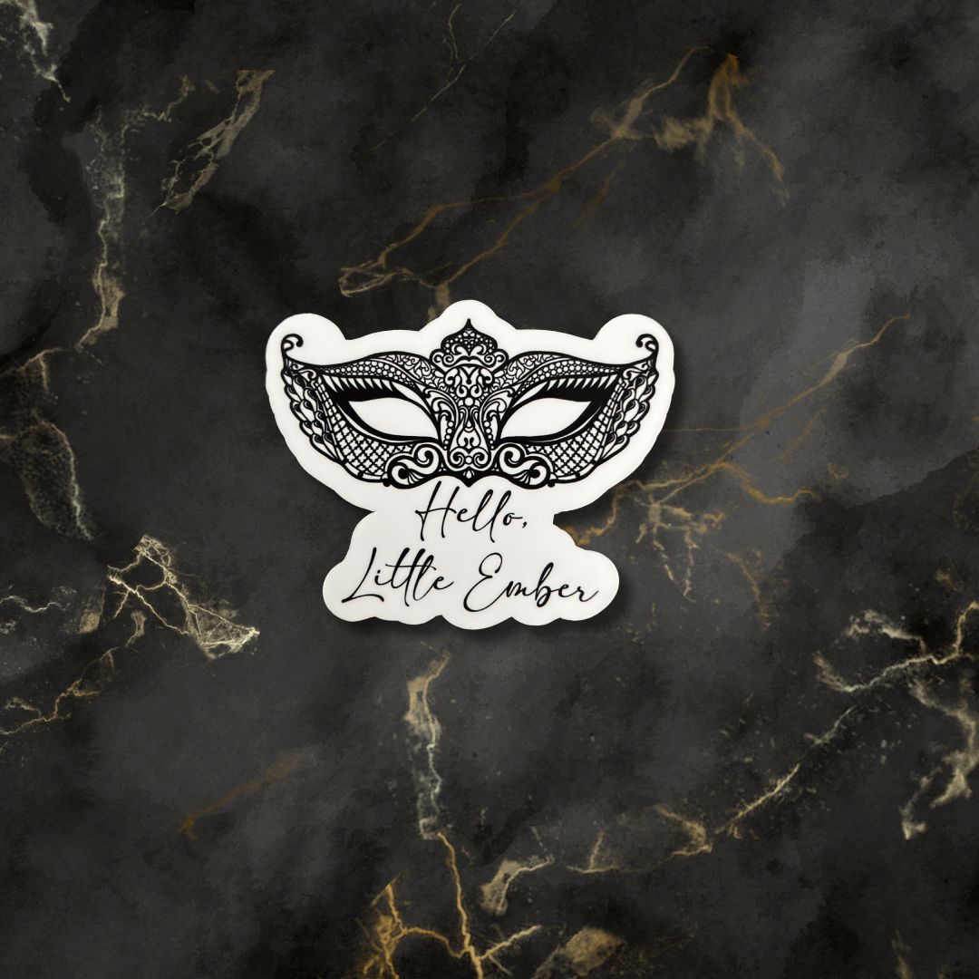 Burn with Me Mask Stickers