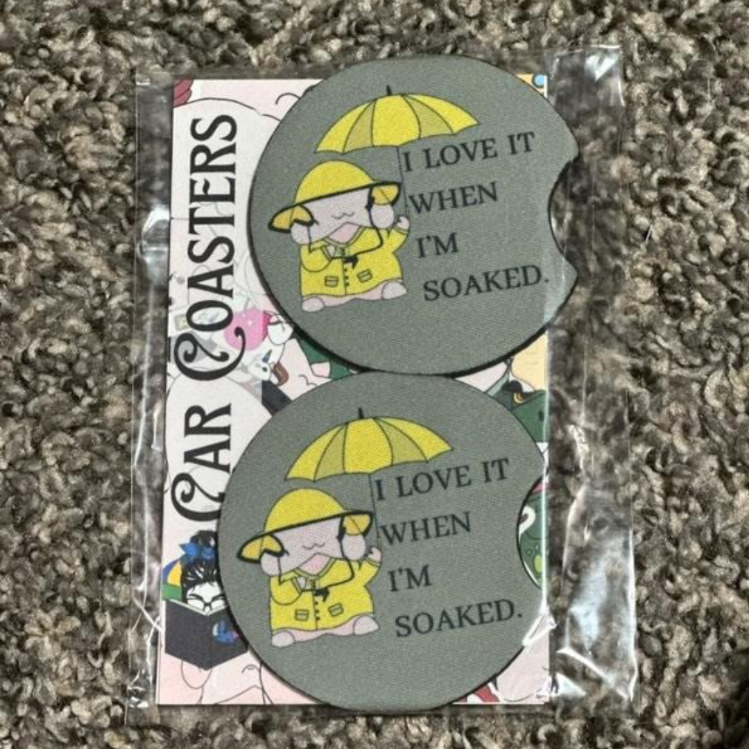 Mr. RubrWet Car Coasters