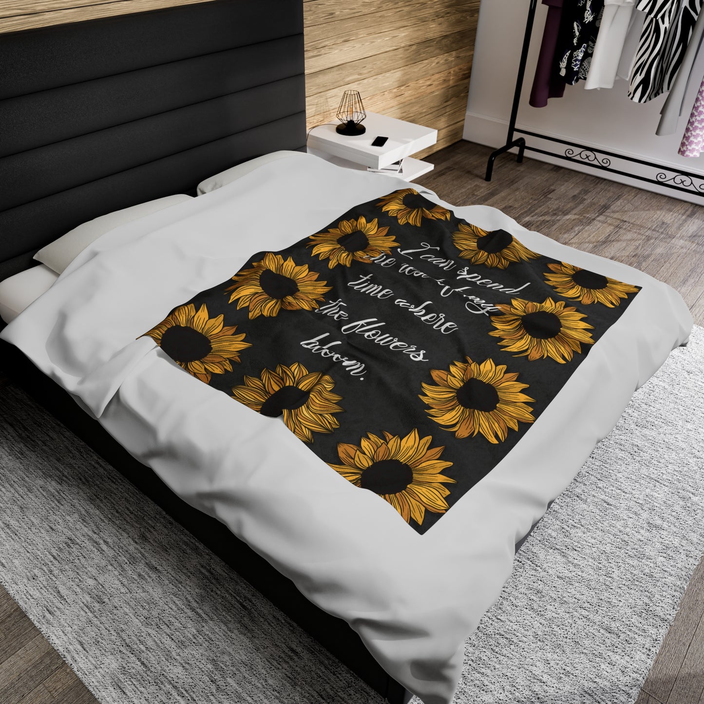 Where the Flowers Bloom Blanket