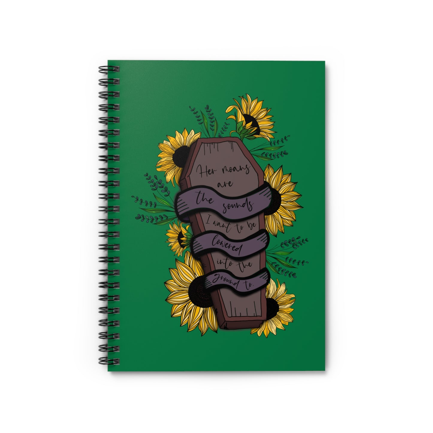 L&L Quote - Green Notebook - Ruled Line