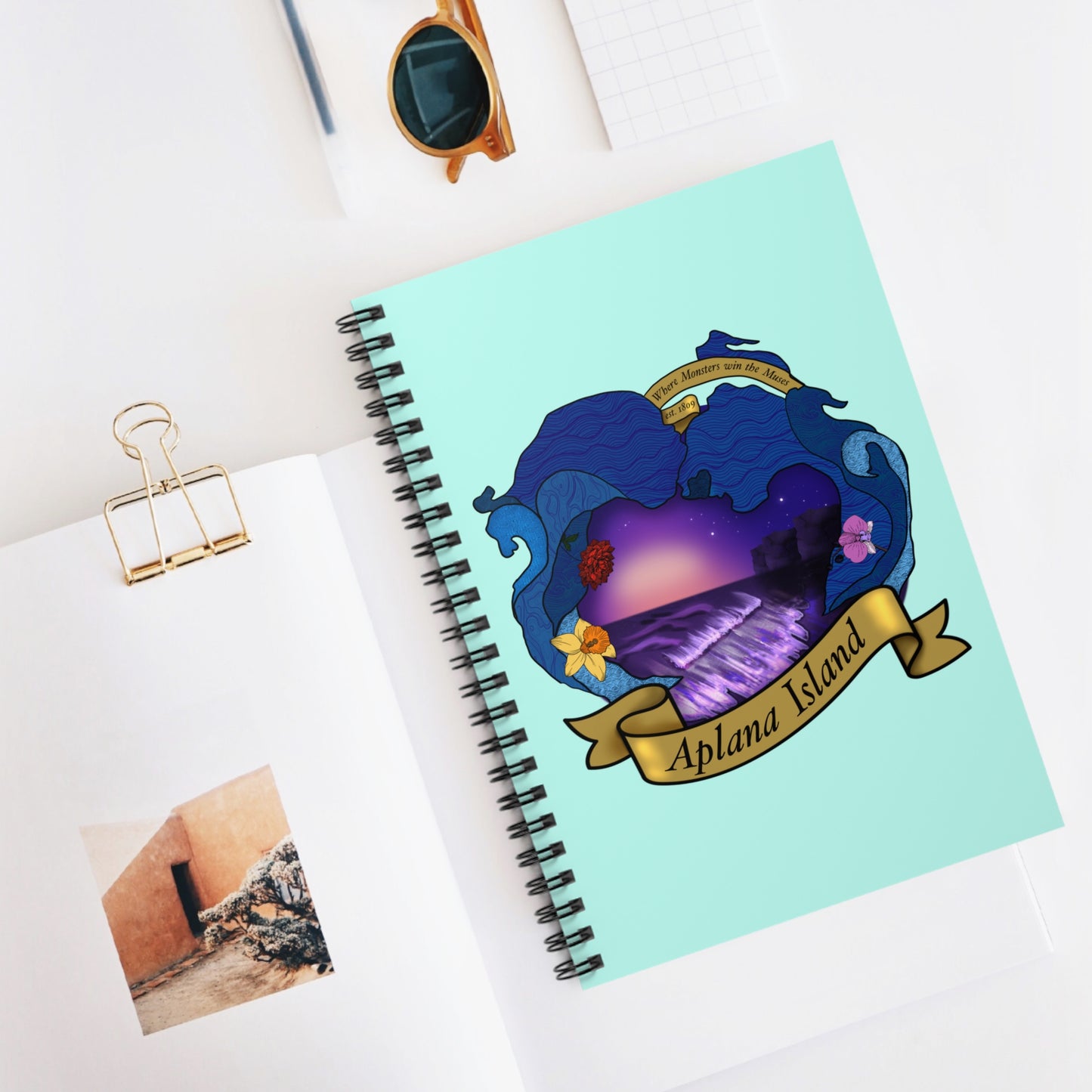 Aplana Island Notebook - Ruled Line