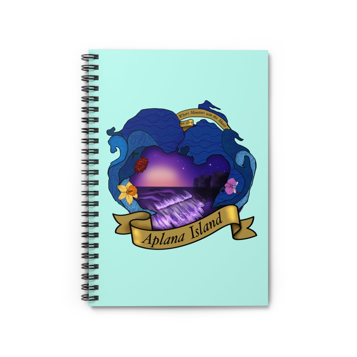 Aplana Island Notebook - Ruled Line