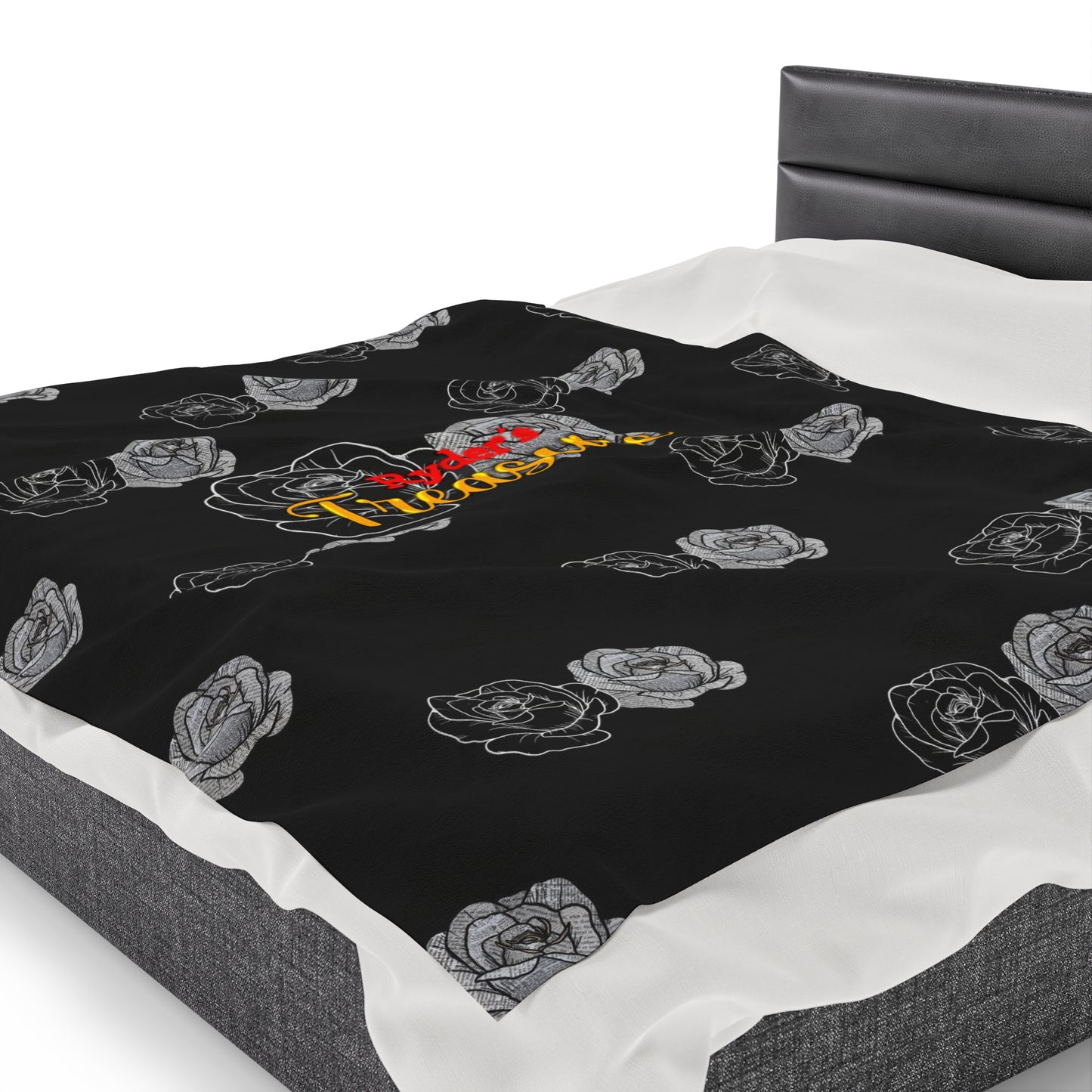 Between the Flames - Velveteen Plush Blanket