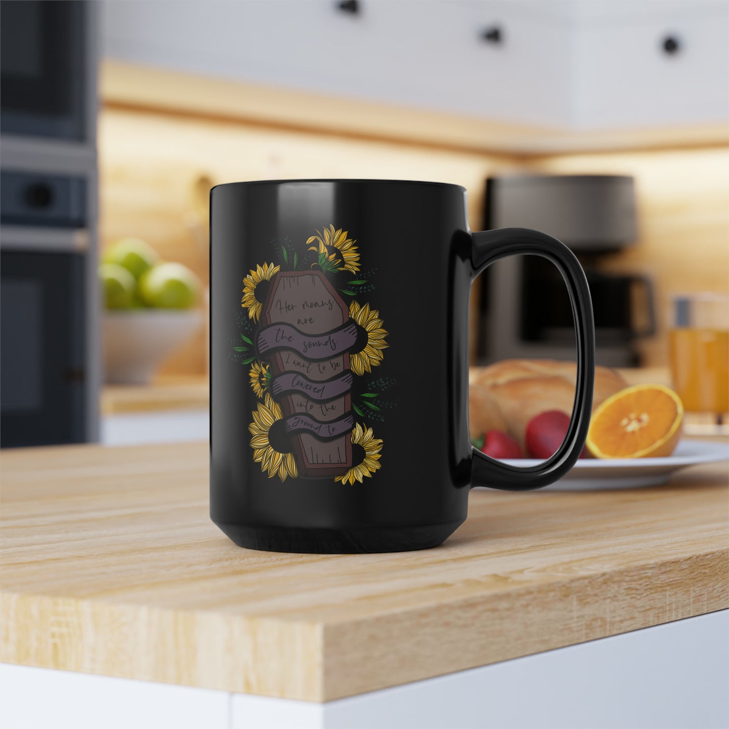 L&L Quote - Black Mug, 15oz