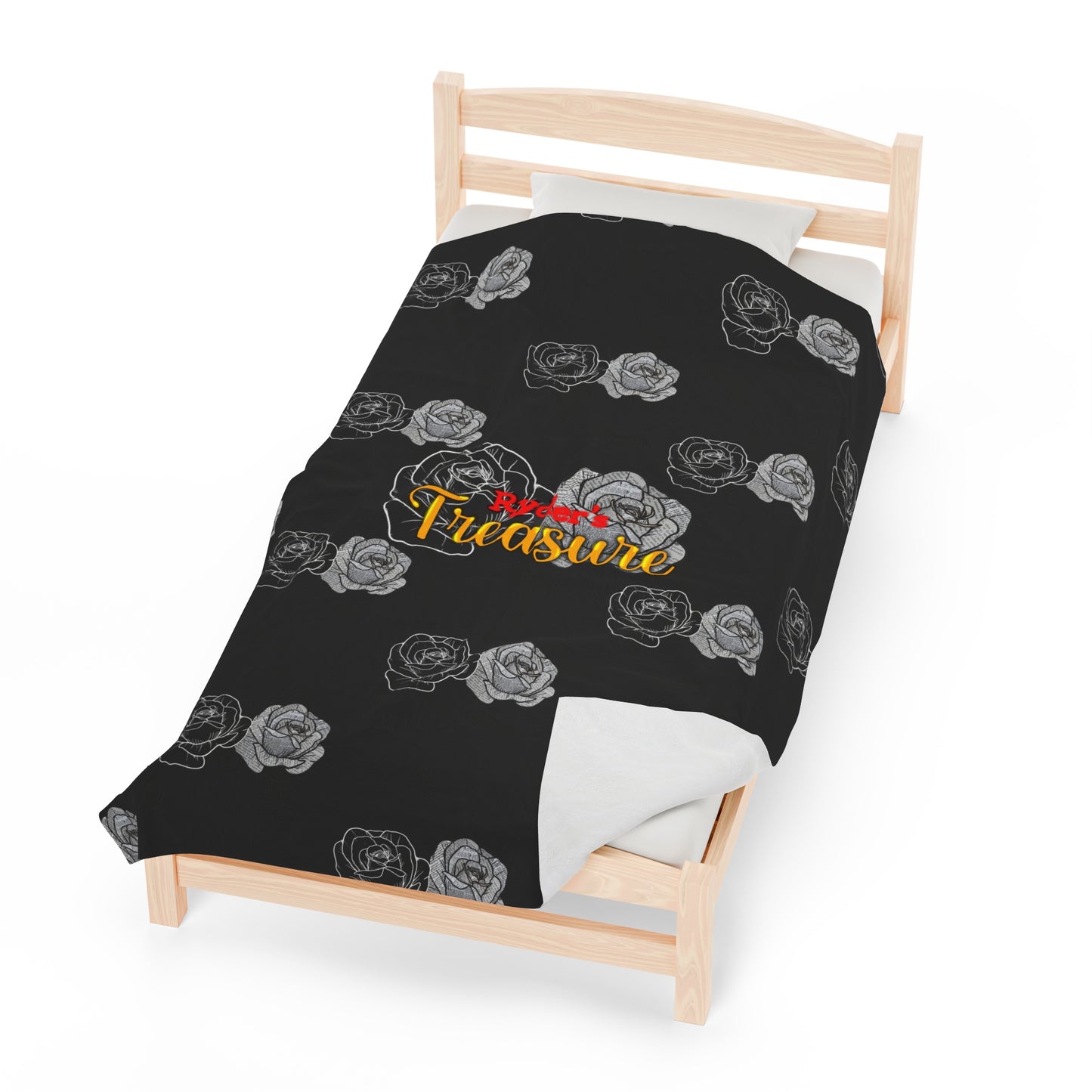 Between the Flames - Velveteen Plush Blanket