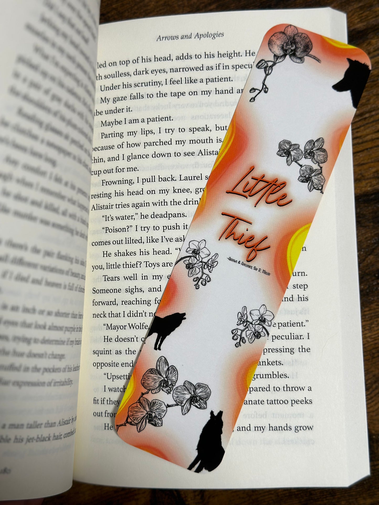 "Little Thief" Arrows and Apologies Bookmark