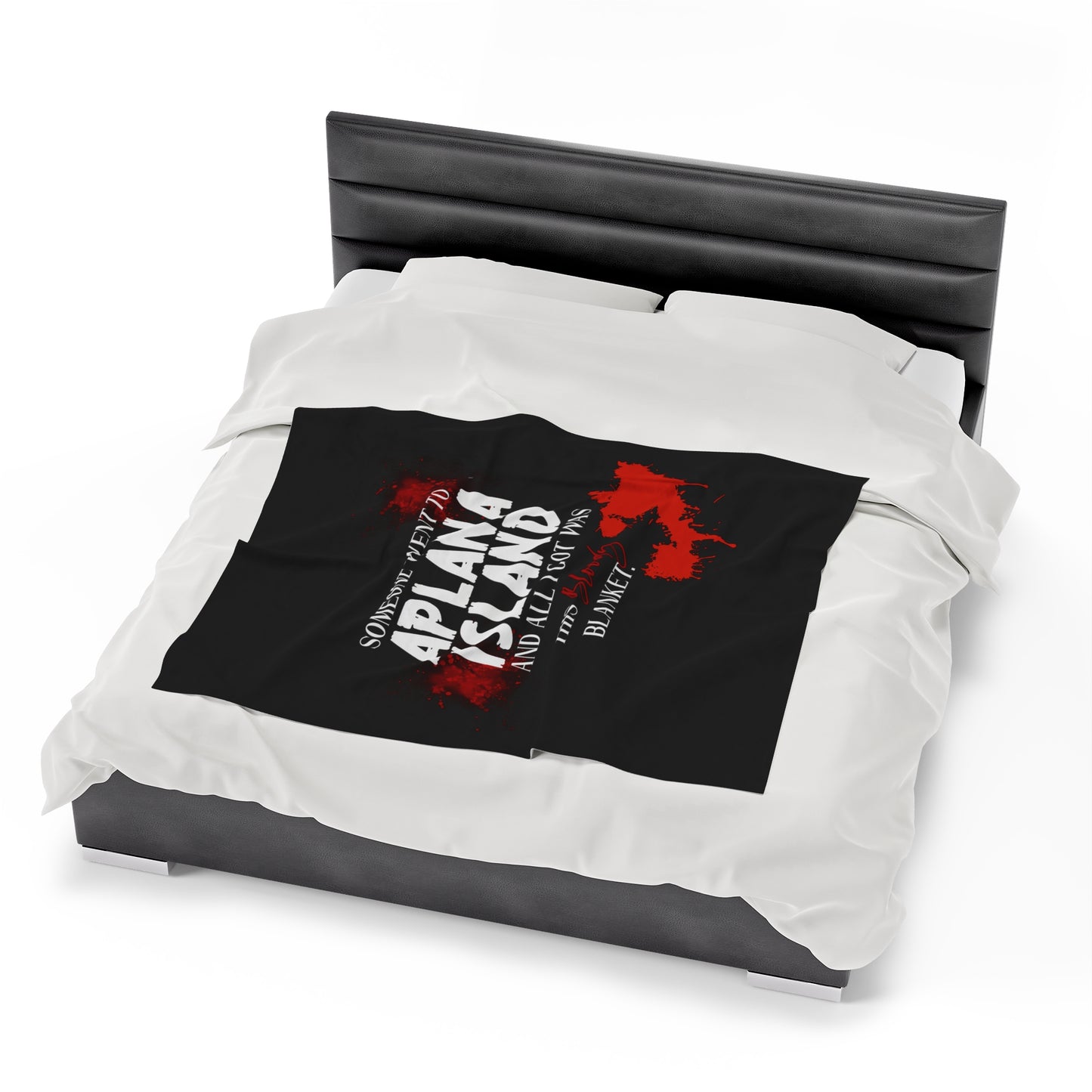 Aplana Island Velveteen Plush Blanket