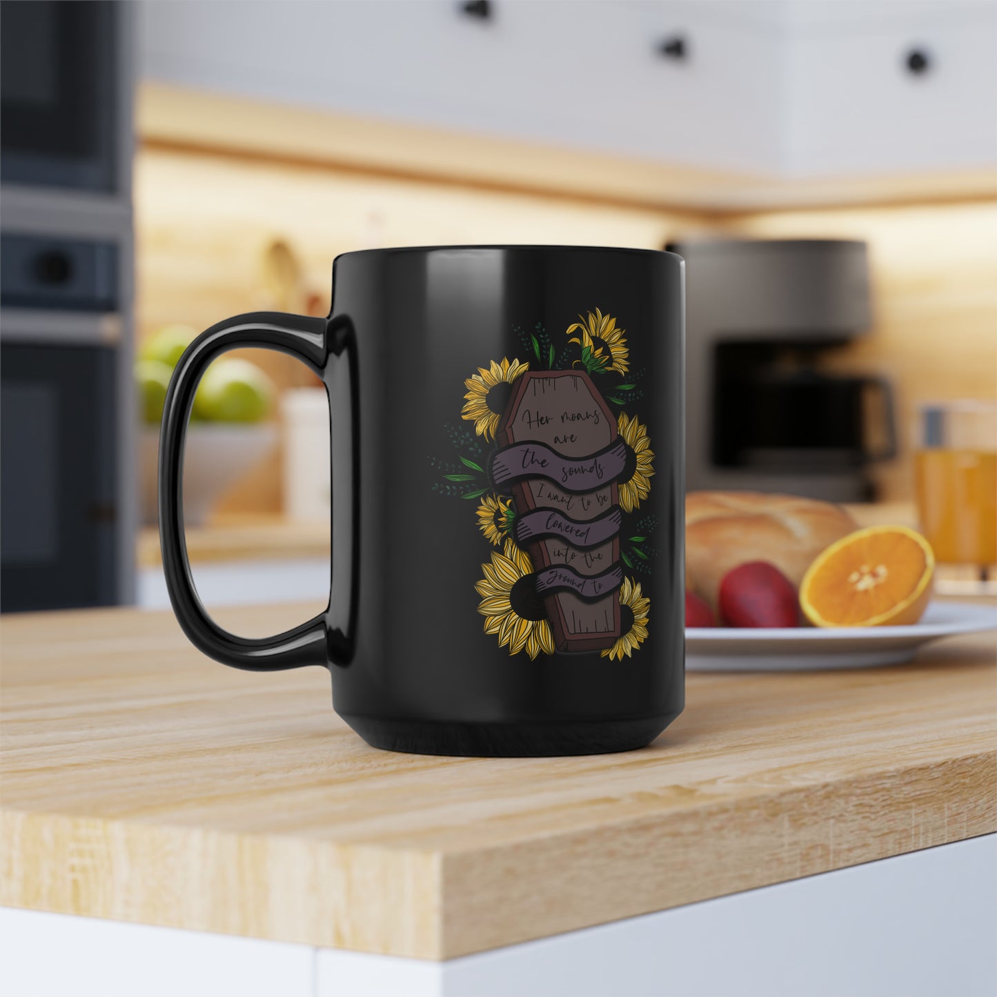 L&L Quote - Black Mug, 15oz