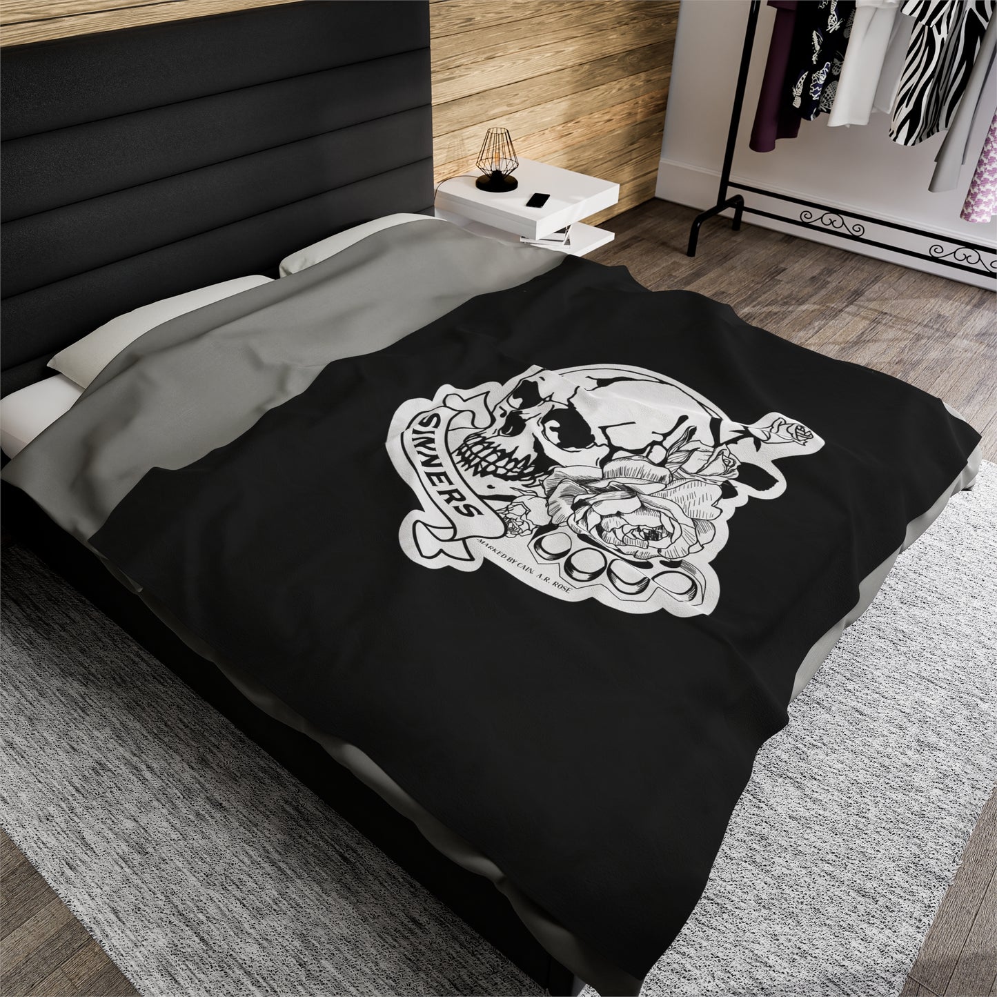 Marked by Cain - AR Rose Licensed - Plush Blanket