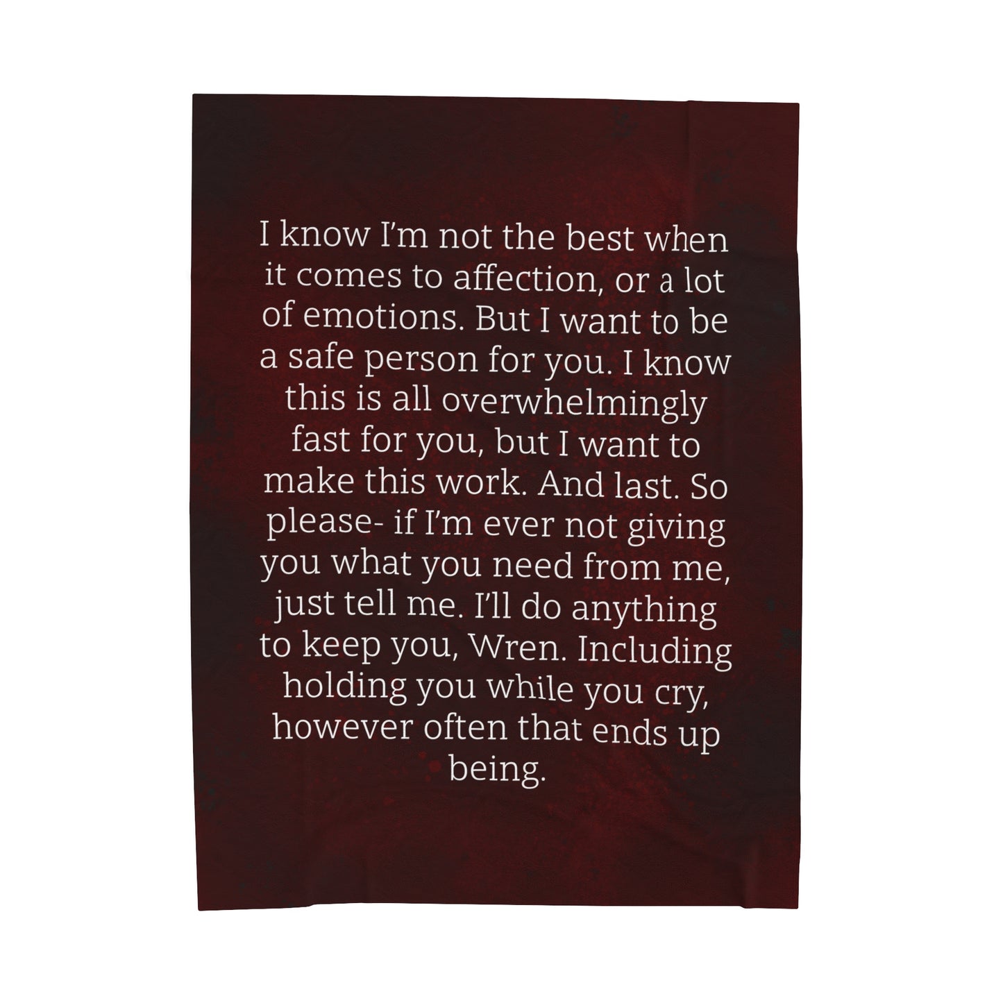 Rhett's Quote Blanket