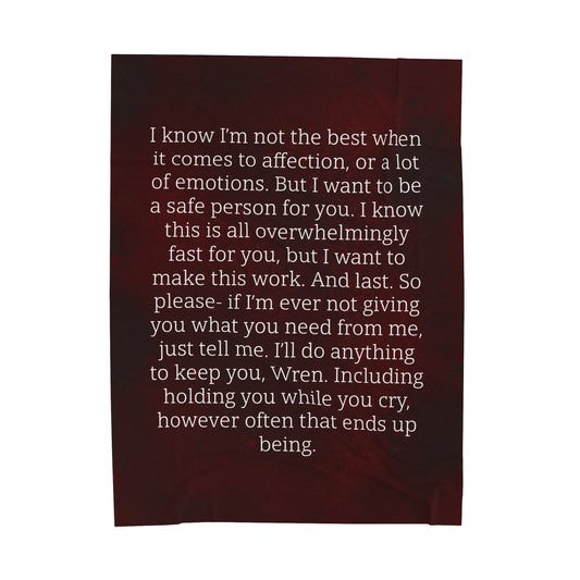 Rhett's Quote Blanket