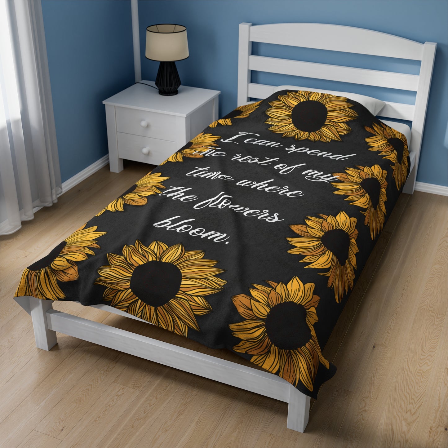 Where the Flowers Bloom Blanket