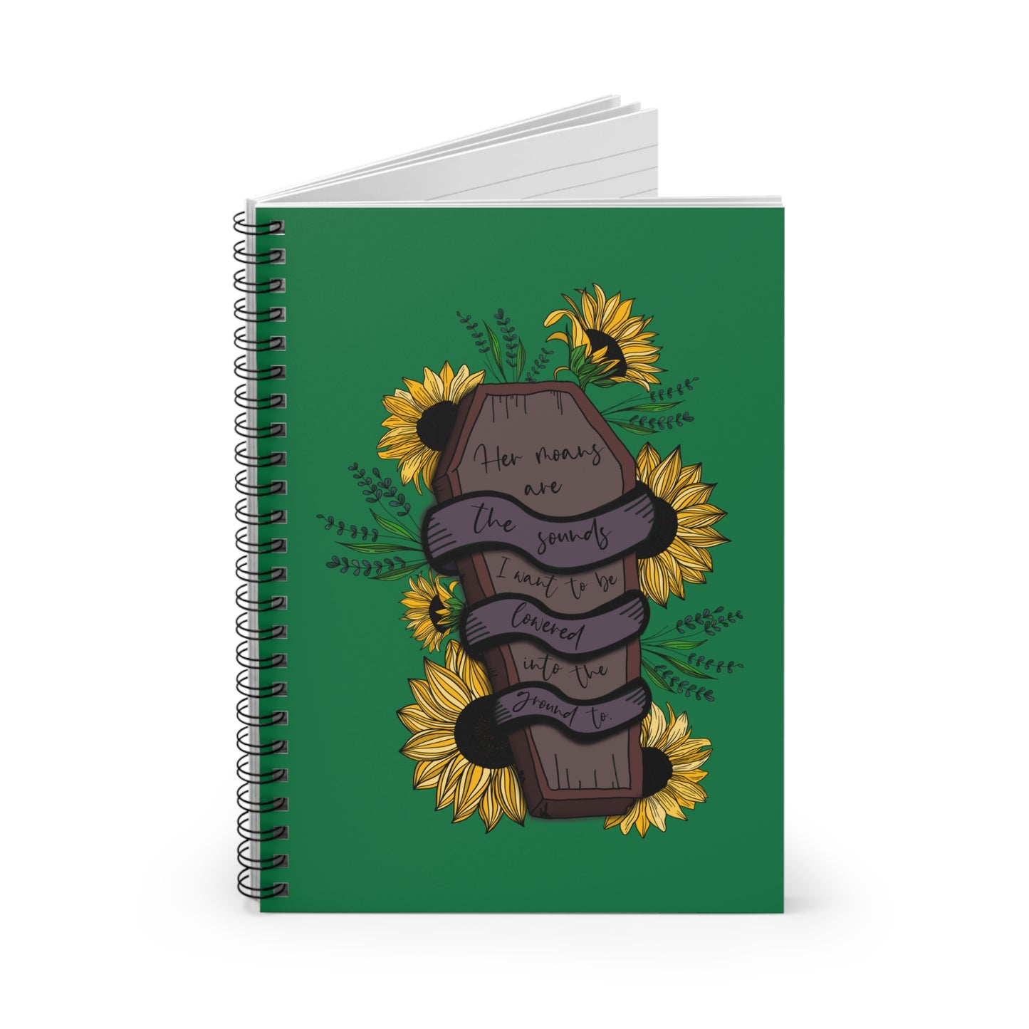 L&L Quote - Green Notebook - Ruled Line