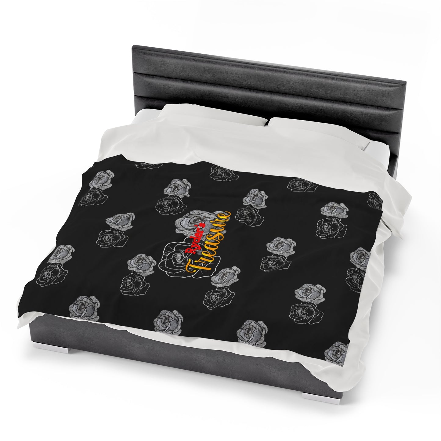 Between the Flames - Velveteen Plush Blanket