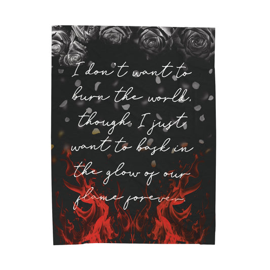 Burn with Me Licensed Blanket