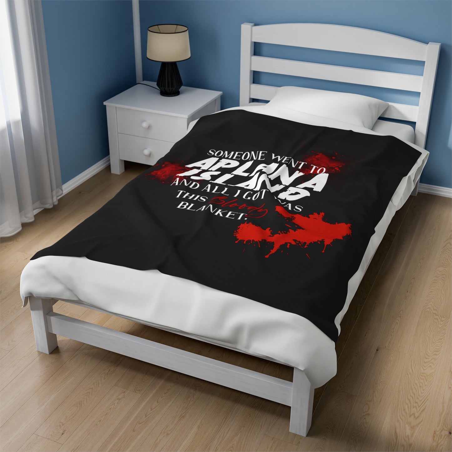 Aplana Island Velveteen Plush Blanket