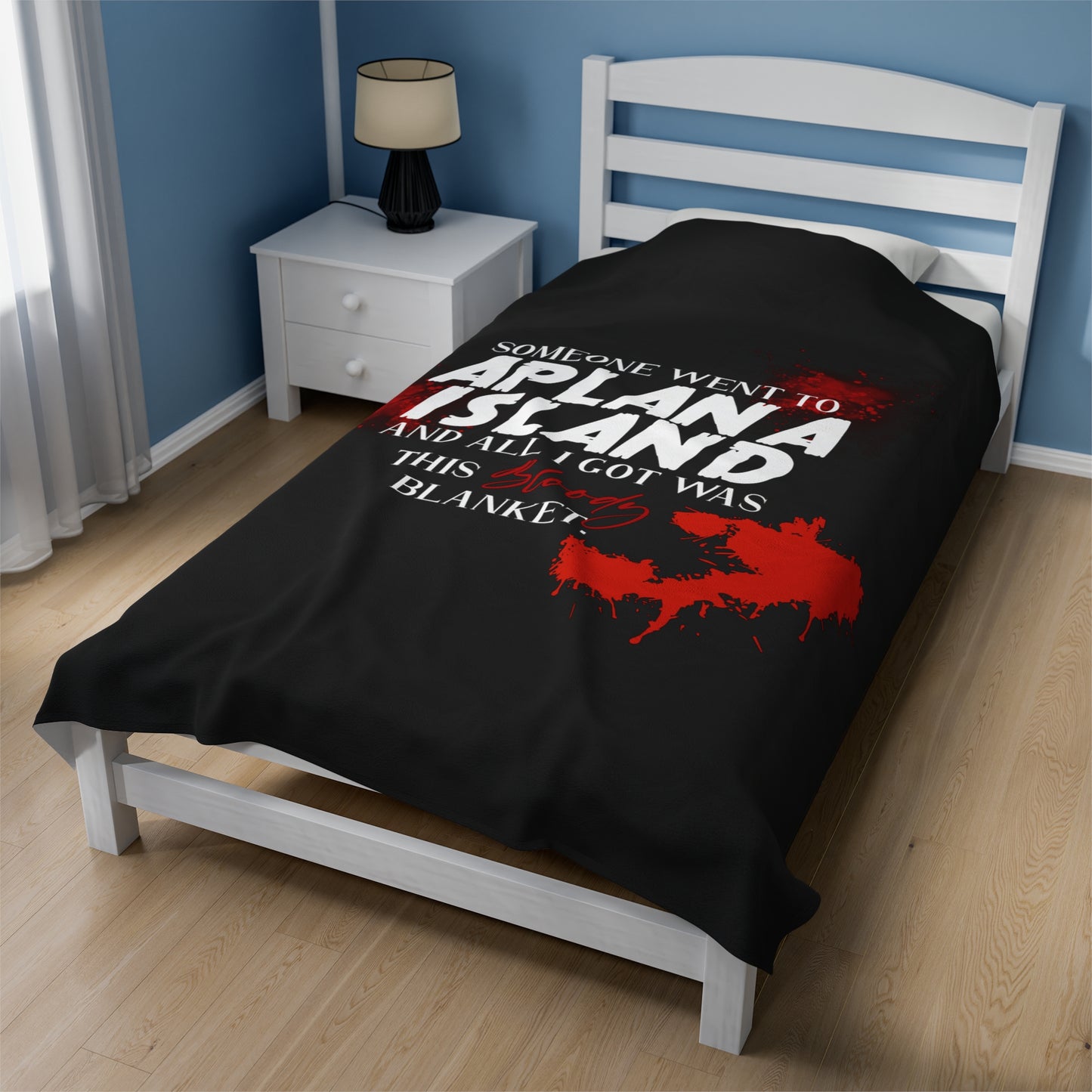 Aplana Island Velveteen Plush Blanket