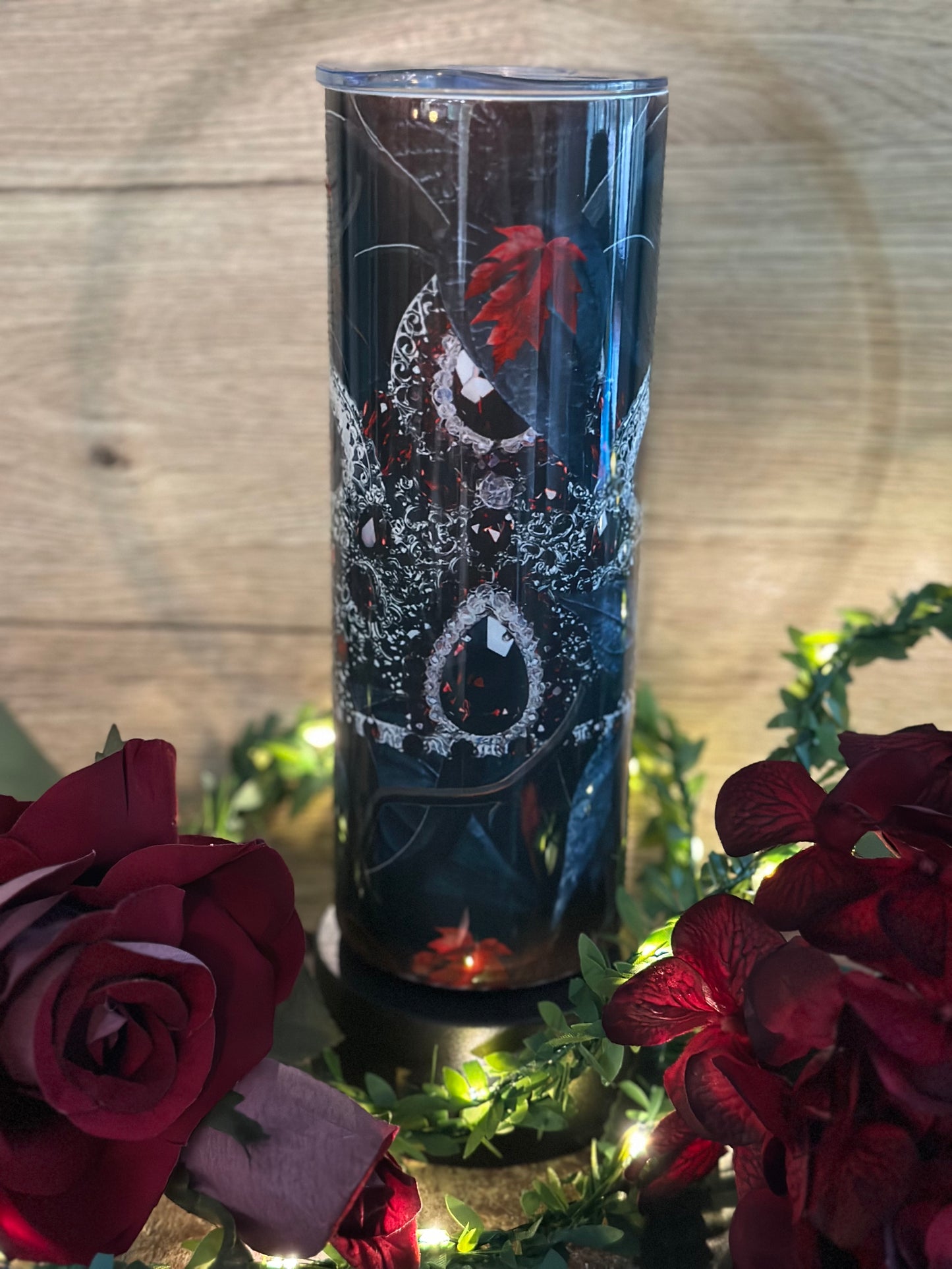 Dark Crown Tumbler -Slight imperfections
