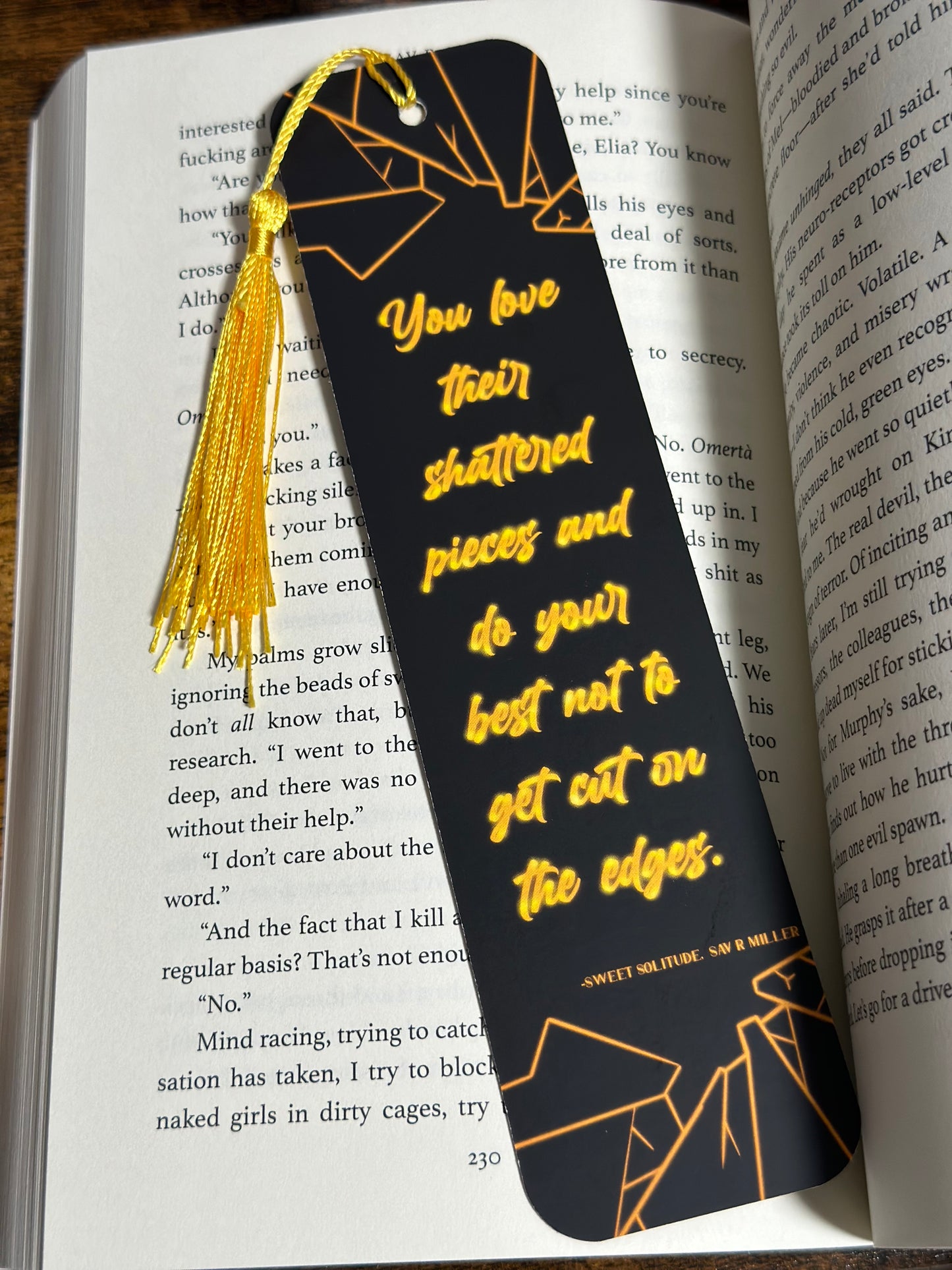 Sweet Solitude 8x2 Bookmark