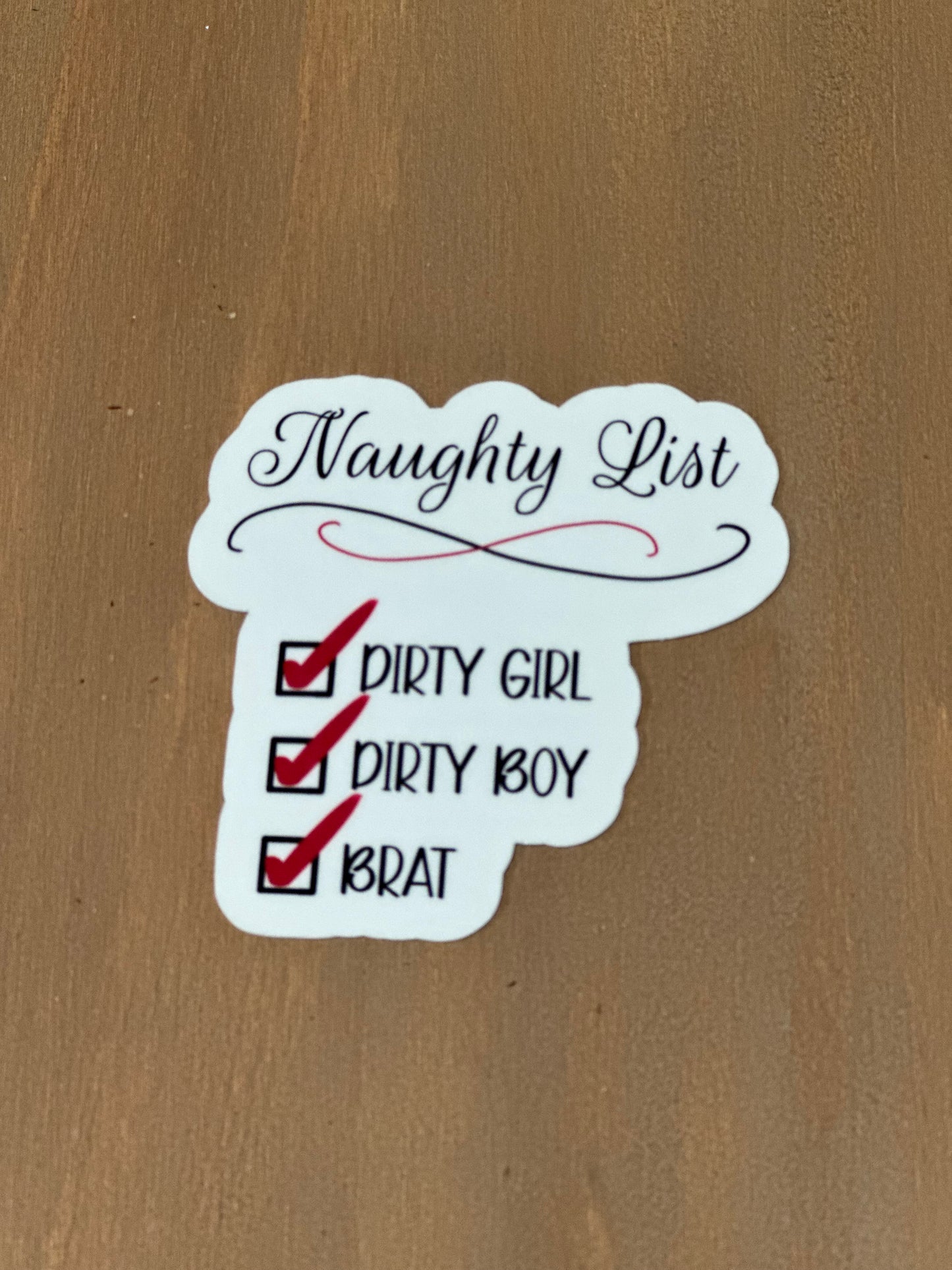 Nice OR Naughty List Sticker