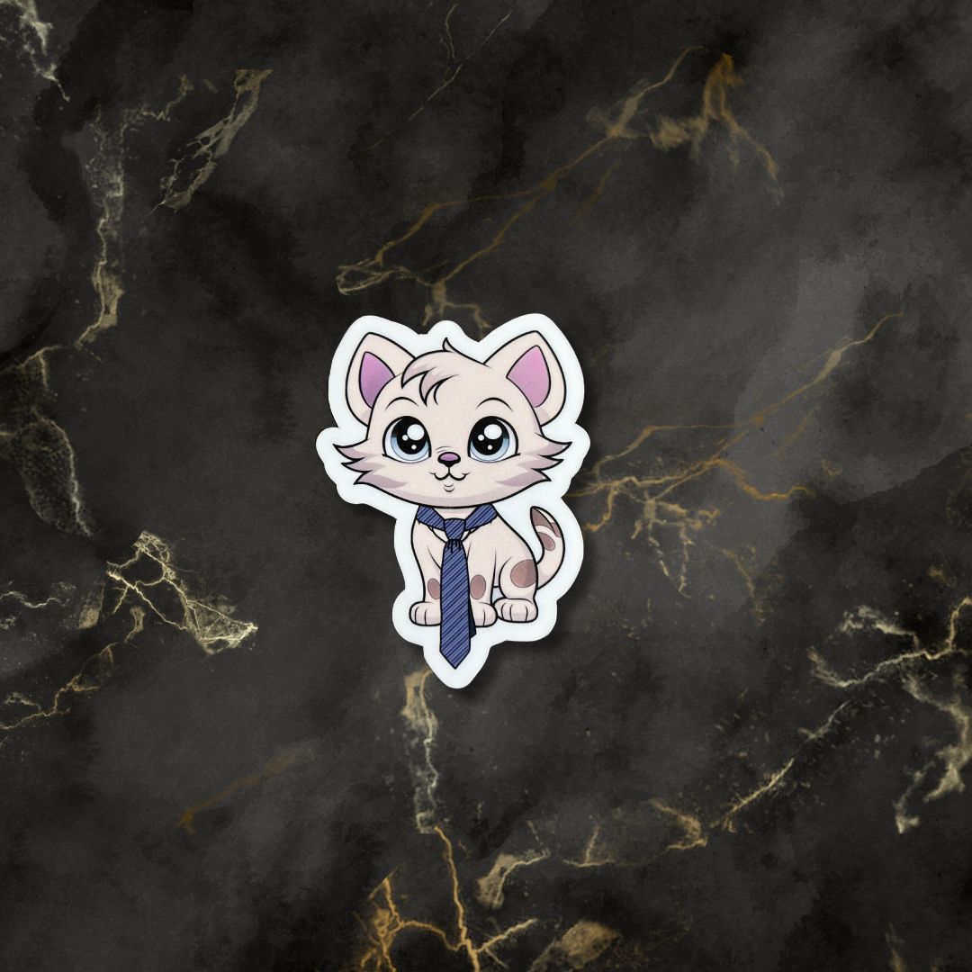 "Burn with Me" P-Kitty Sticker