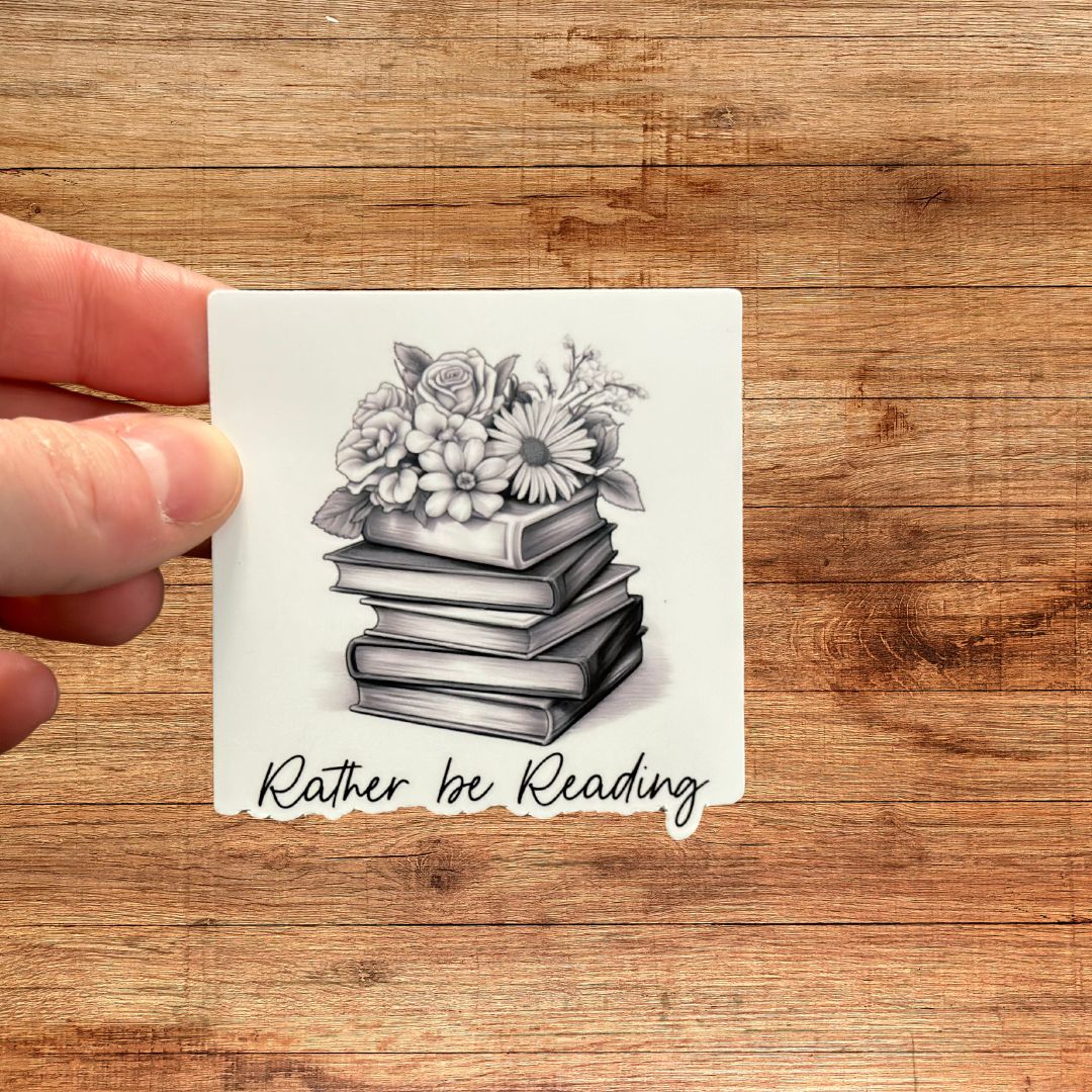 Rather Be Reading Sticker