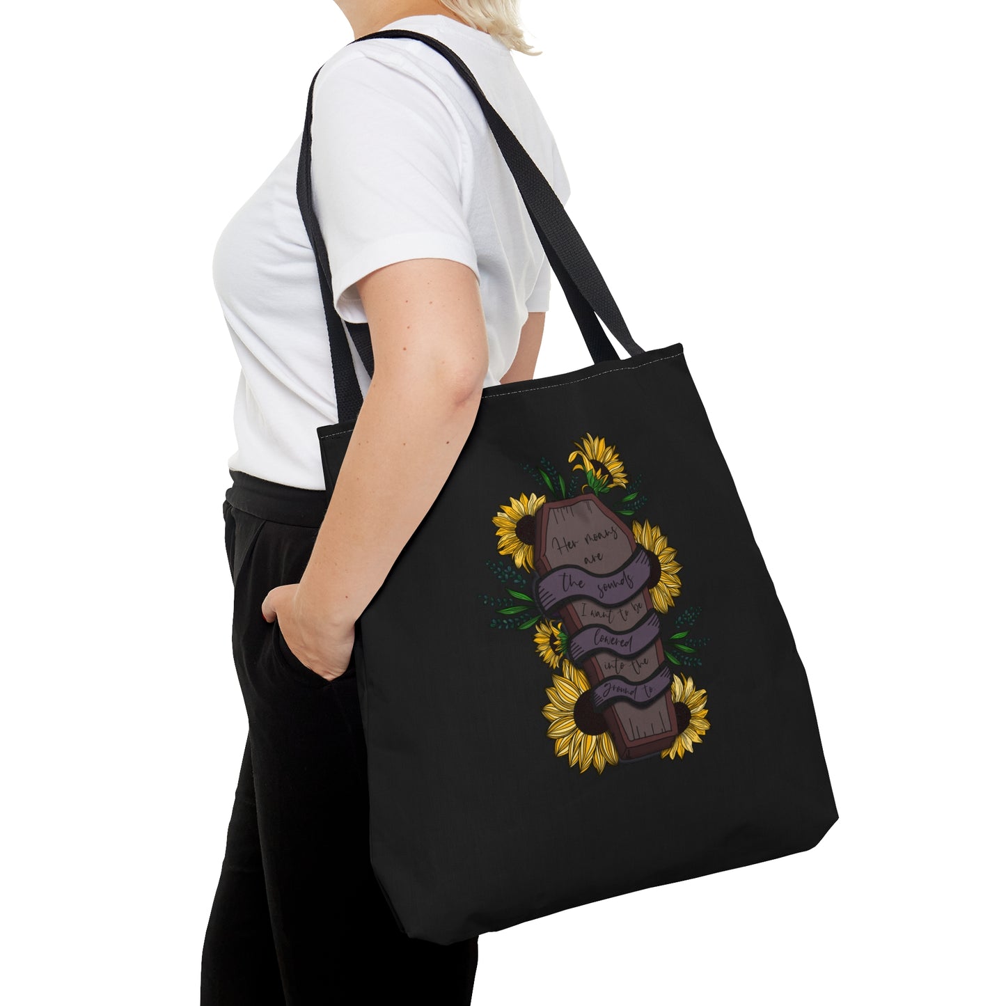 L&L - Quote Black Tote Bag