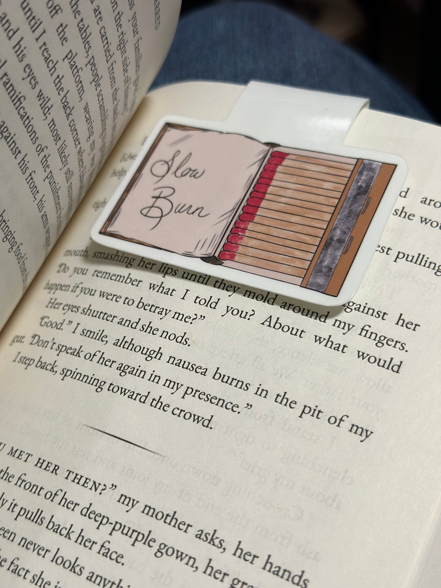 Slow Burn Magnetic Bookmark