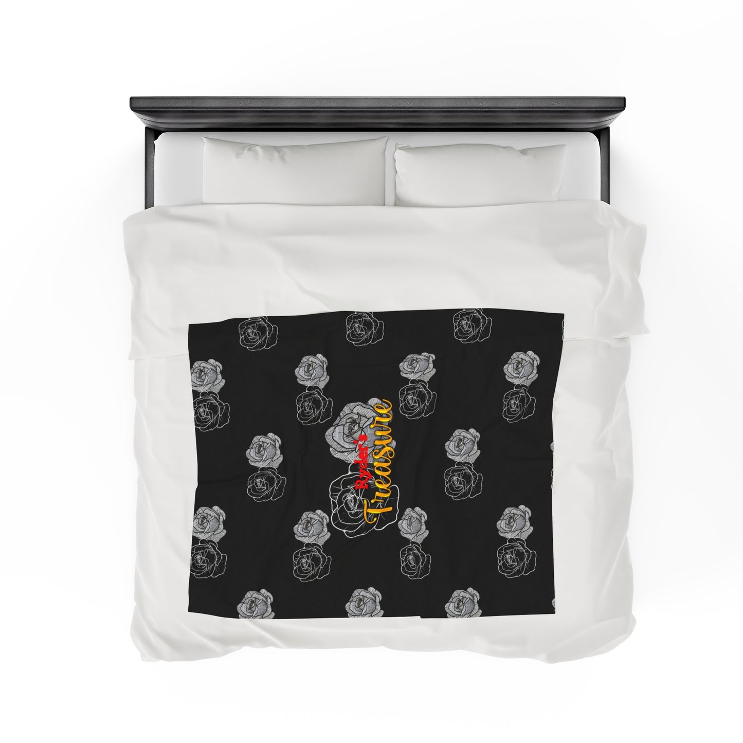 Between the Flames - Velveteen Plush Blanket