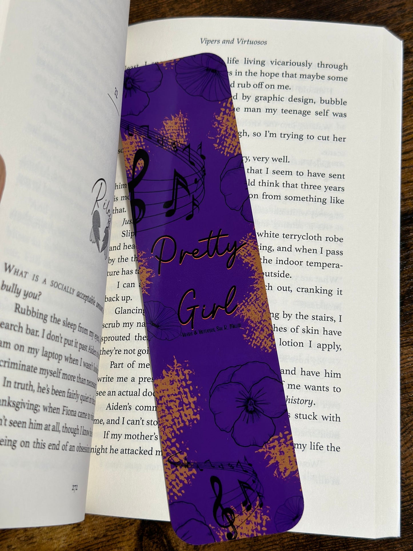 "Pretty Girl" Vipers and Virtuosos Bookmark