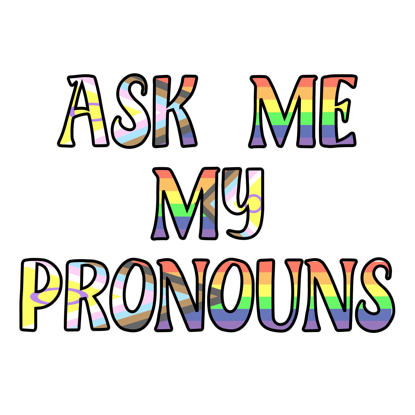 PRE-ORDER Pronoun Stickers
