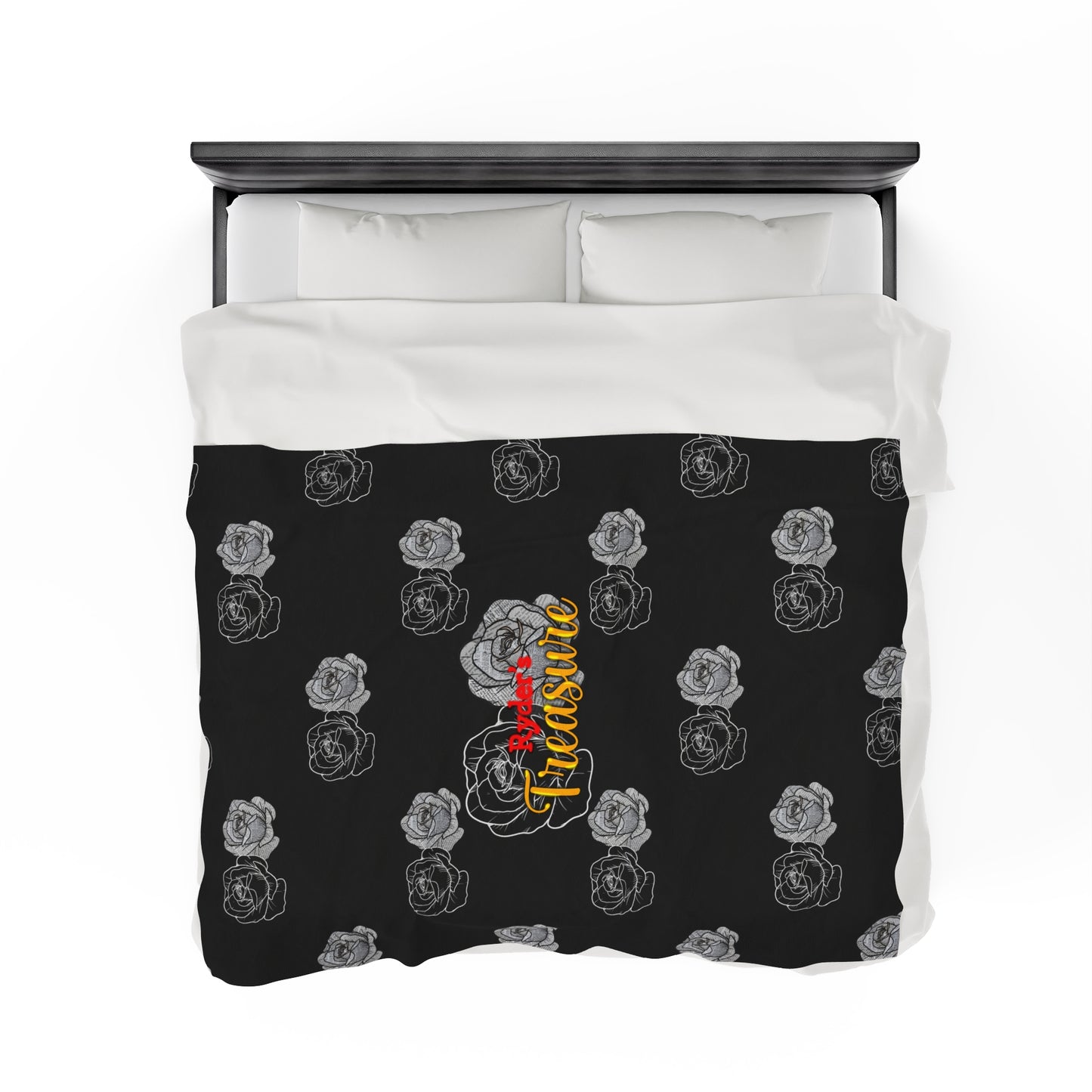 Between the Flames - Velveteen Plush Blanket