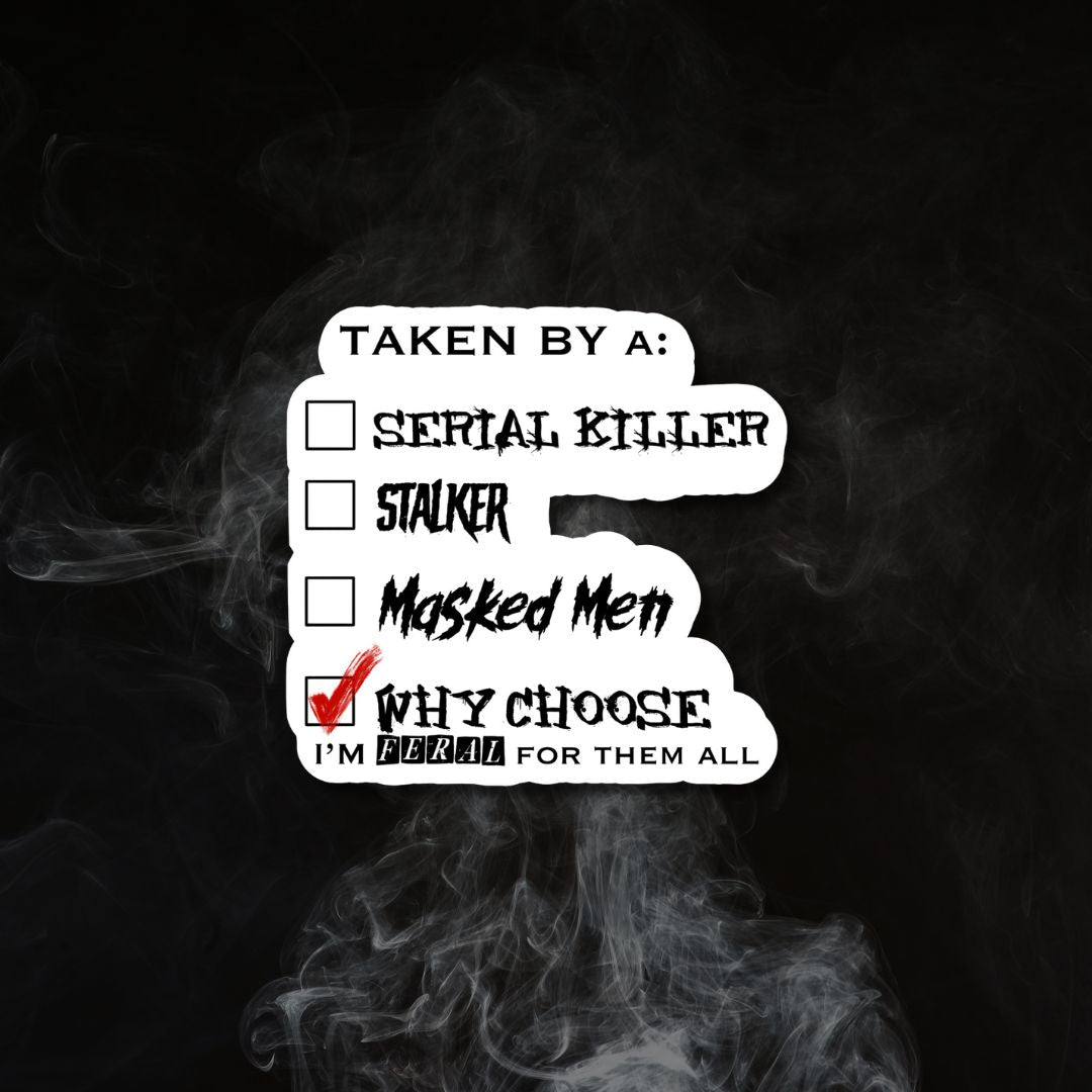 Taken By Dark Romance Edition Sticker