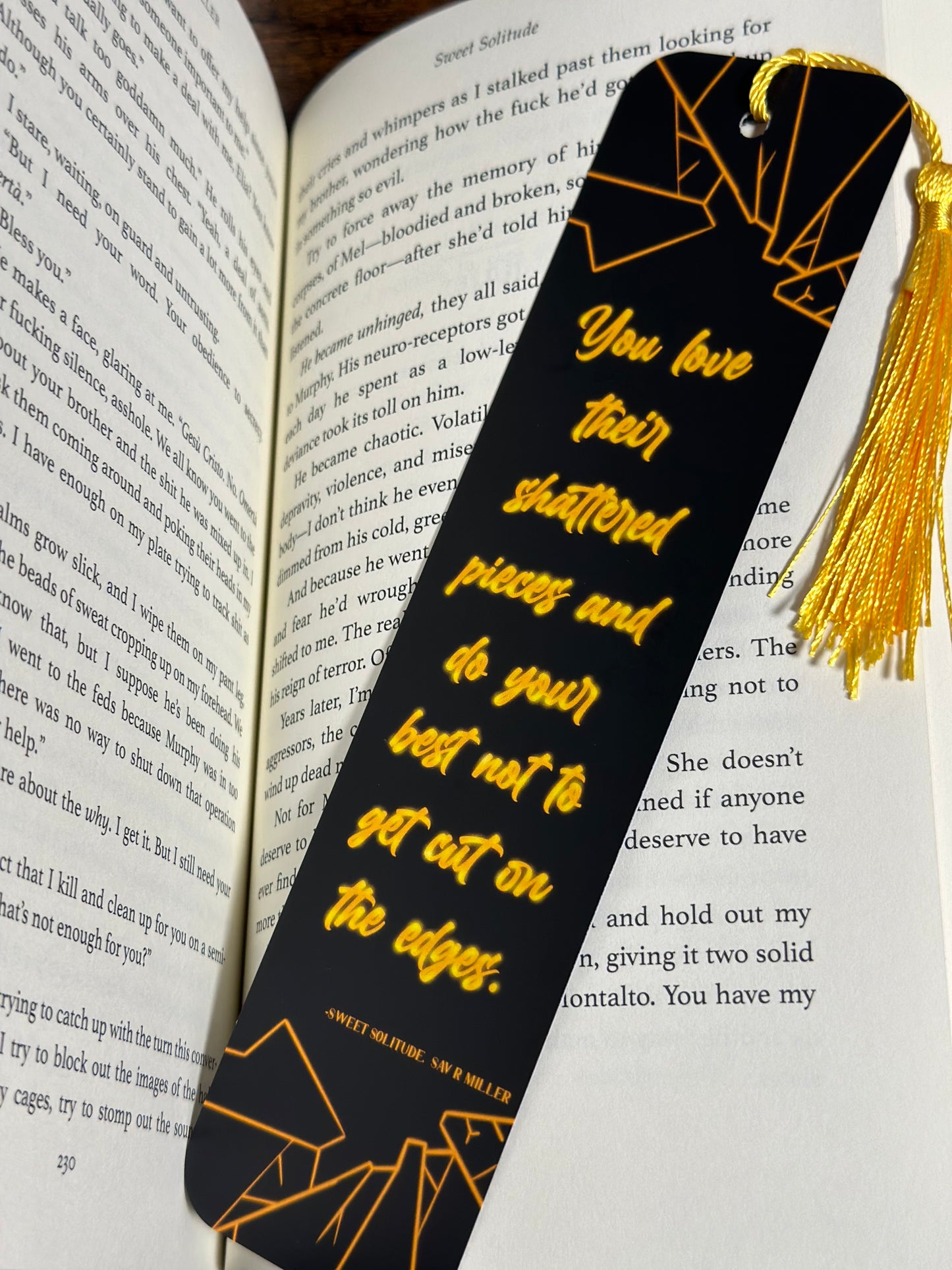 Sweet Solitude 8x2 Bookmark