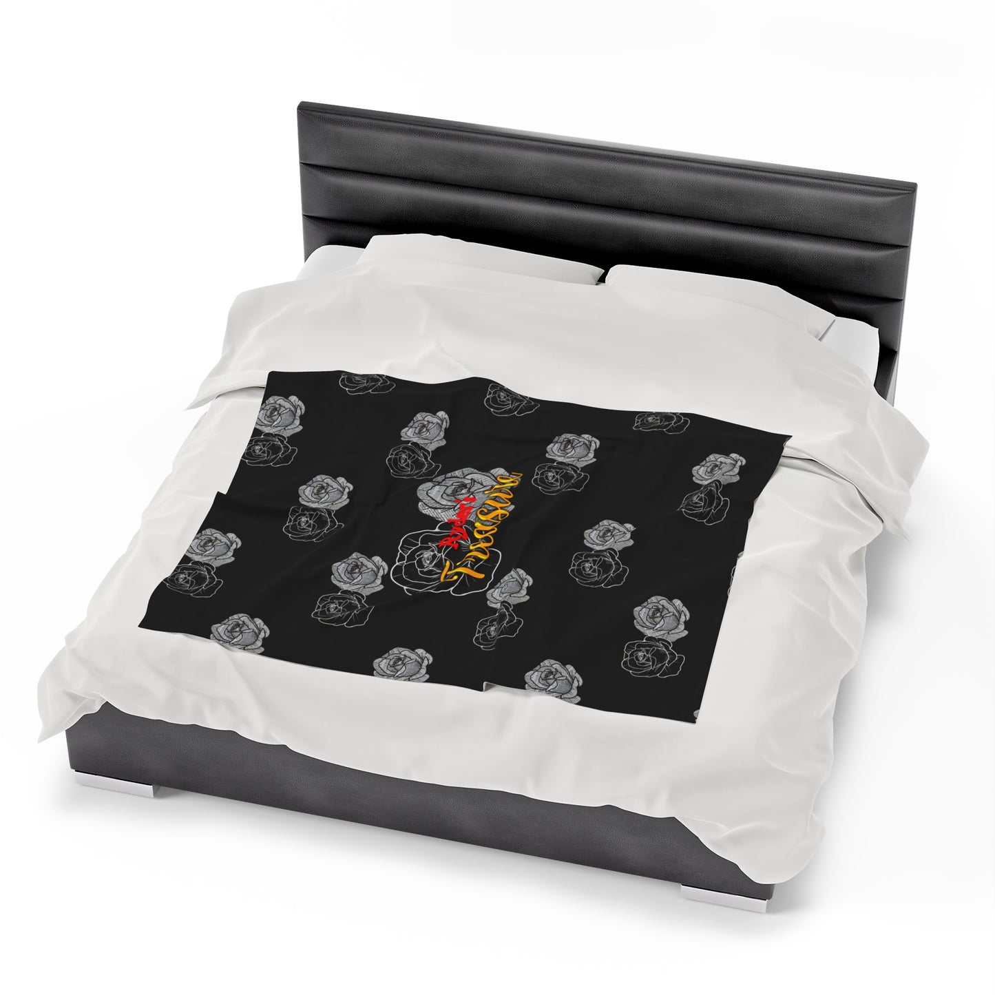 Between the Flames - Velveteen Plush Blanket