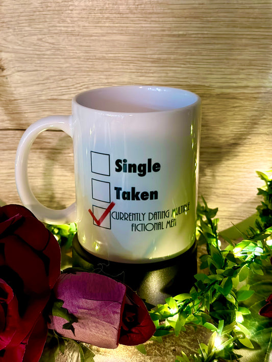 Book Boyfriend Check List Mug