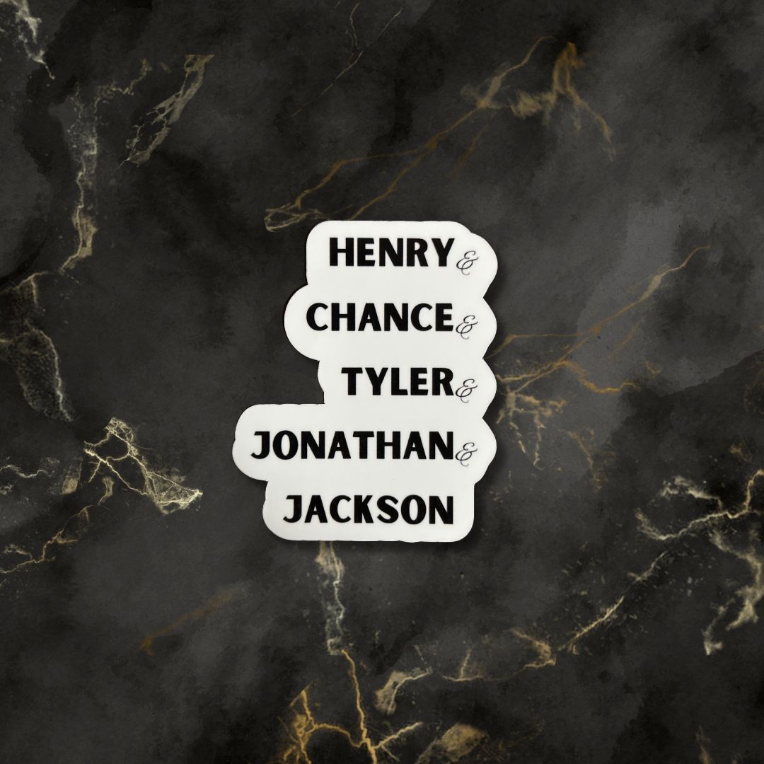 D.L. Darby Book Boyfriends Sticker