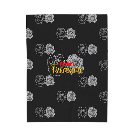 Between the Flames - Velveteen Plush Blanket