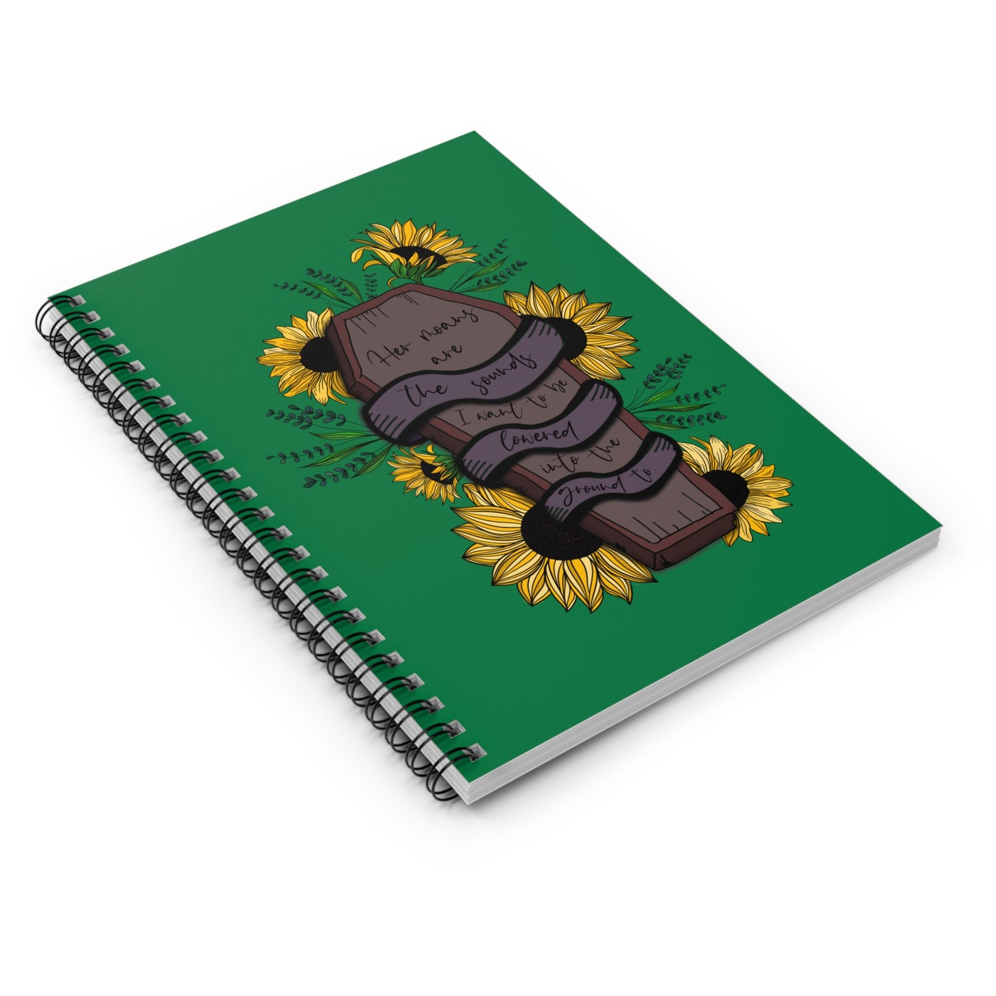 L&L Quote - Green Notebook - Ruled Line