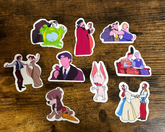 Anastasia Inspired Sticker Pack