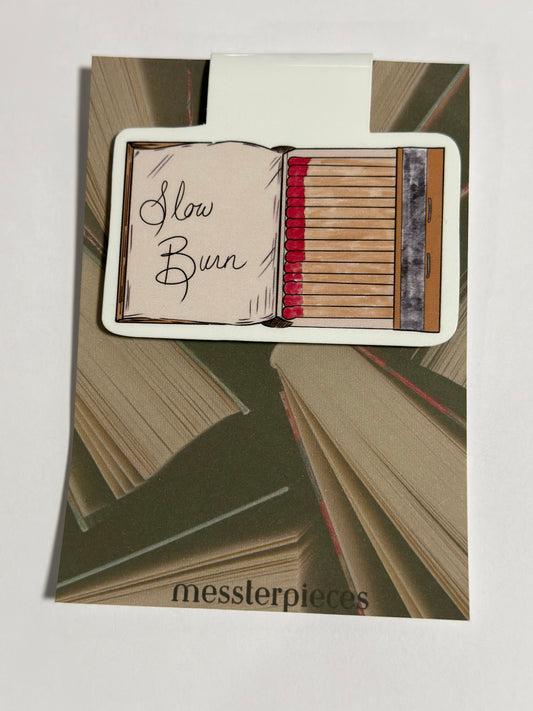 Slow Burn Magnetic Bookmark