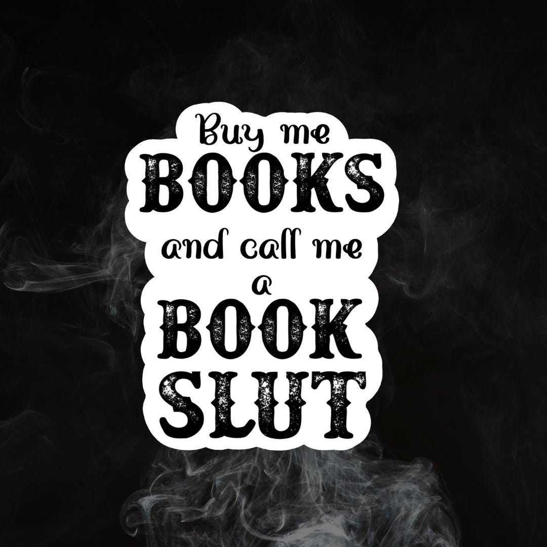 Book Sl*t Sticker