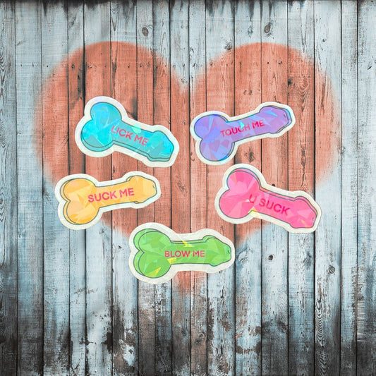 Conversation Peen Candy Stickers