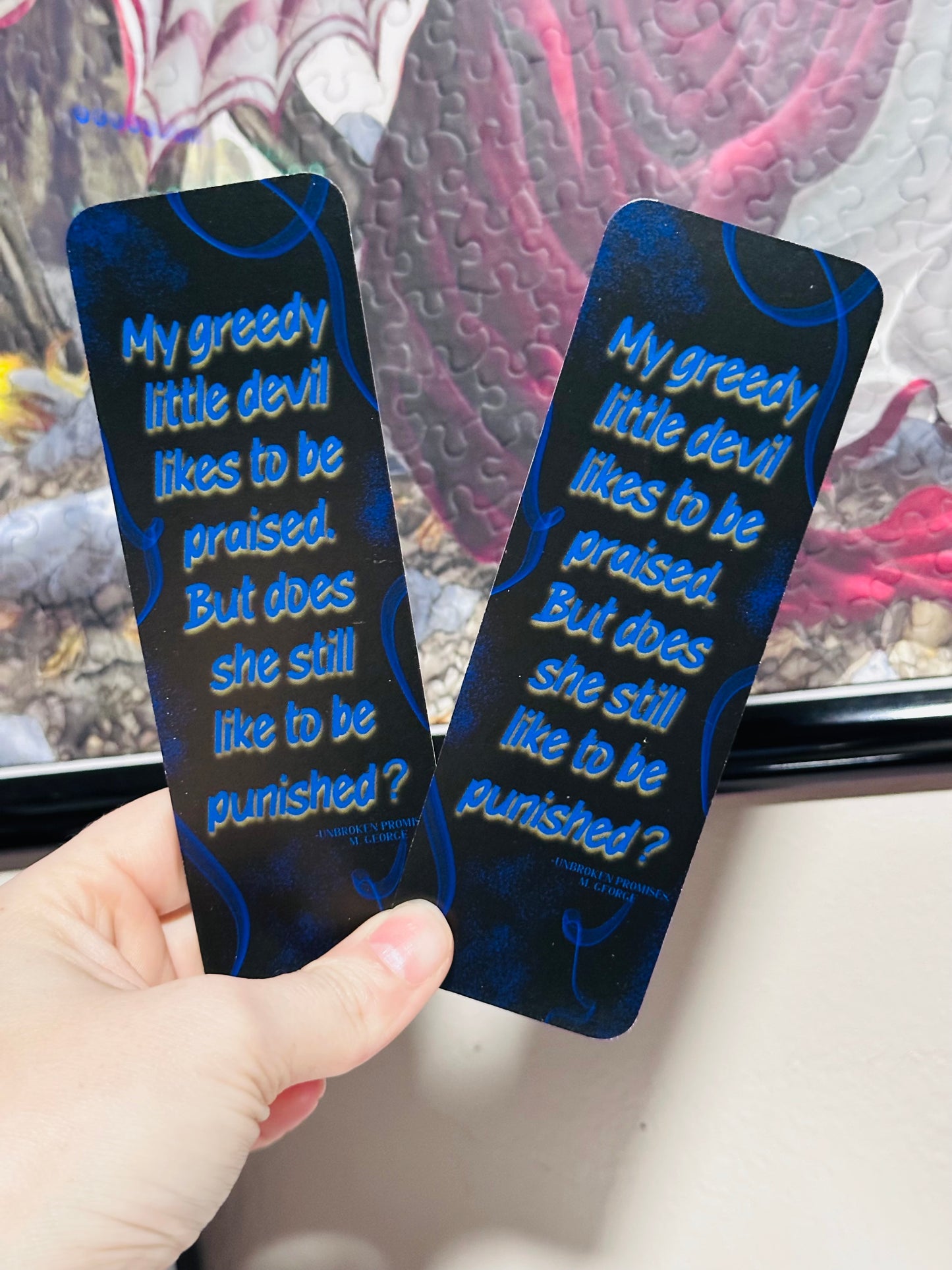 My Greedy Little Devil Licensed Bookmark