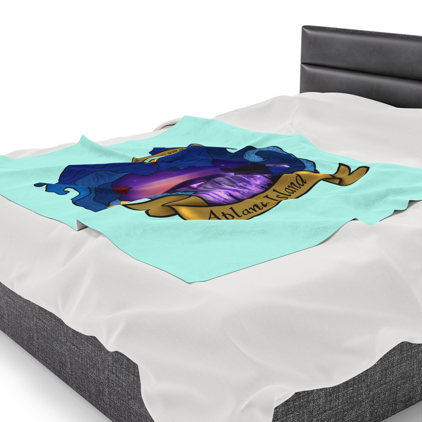 Aplana Island Velveteen Plush Blanket