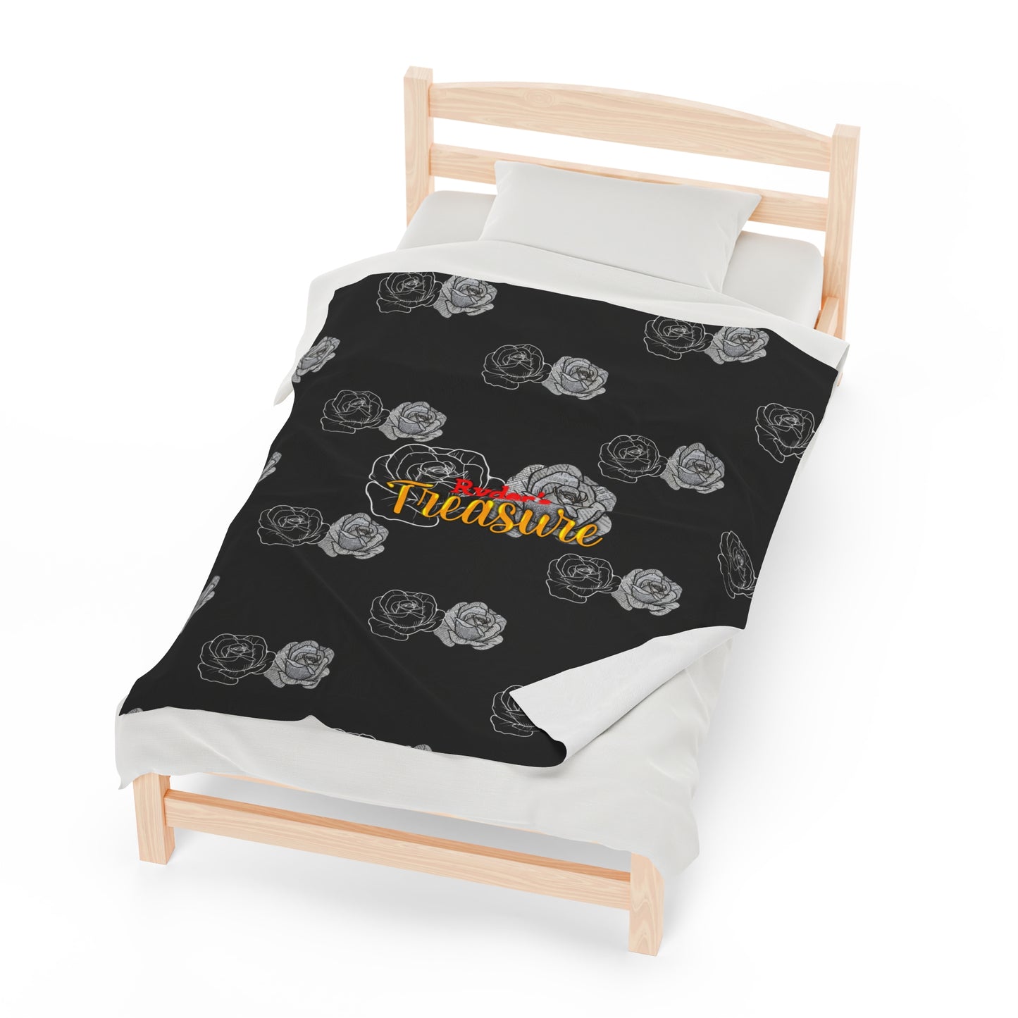 Between the Flames - Velveteen Plush Blanket